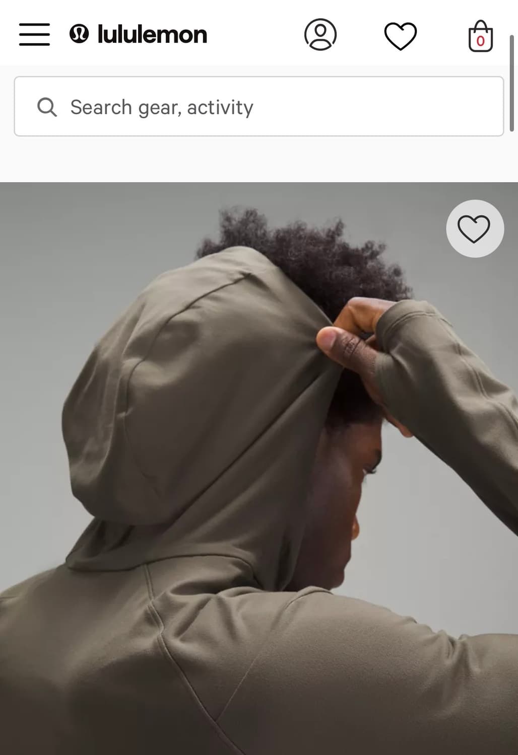 룰루레몬 남성 써지 웜 풀집 자켓 XL 상품이미지1