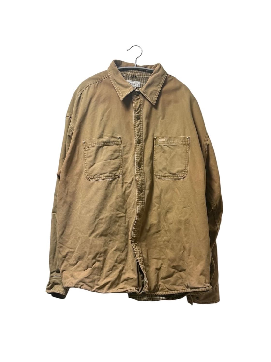 칼하트 캔버스 플란넬 라이너 워크 셔츠 자켓  2XL 상품이미지1