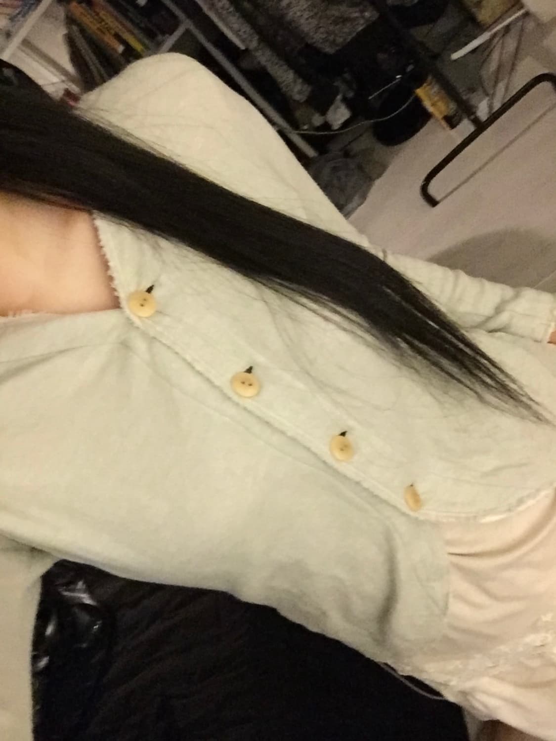 빈티지 모리 민트 가디건 상품이미지2