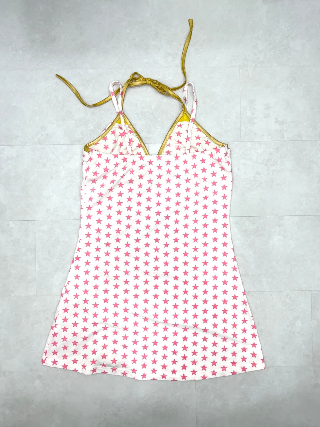 Star Pattern Halterneck Mini Dress 상품이미지3