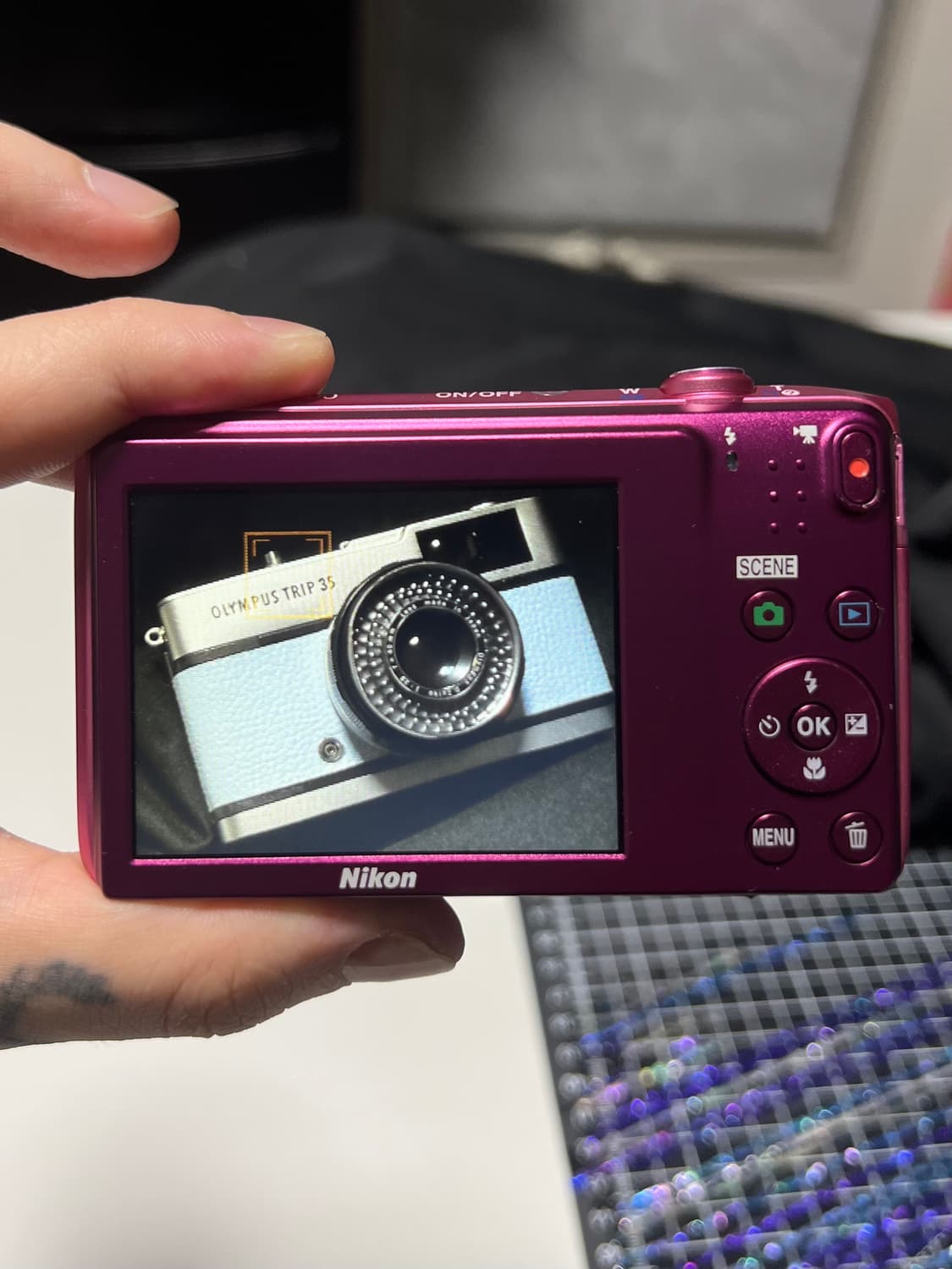 에스타 윈터 지젤 픽 디카 니콘 쿨픽스 s3600 핑크 디카 상품이미지5