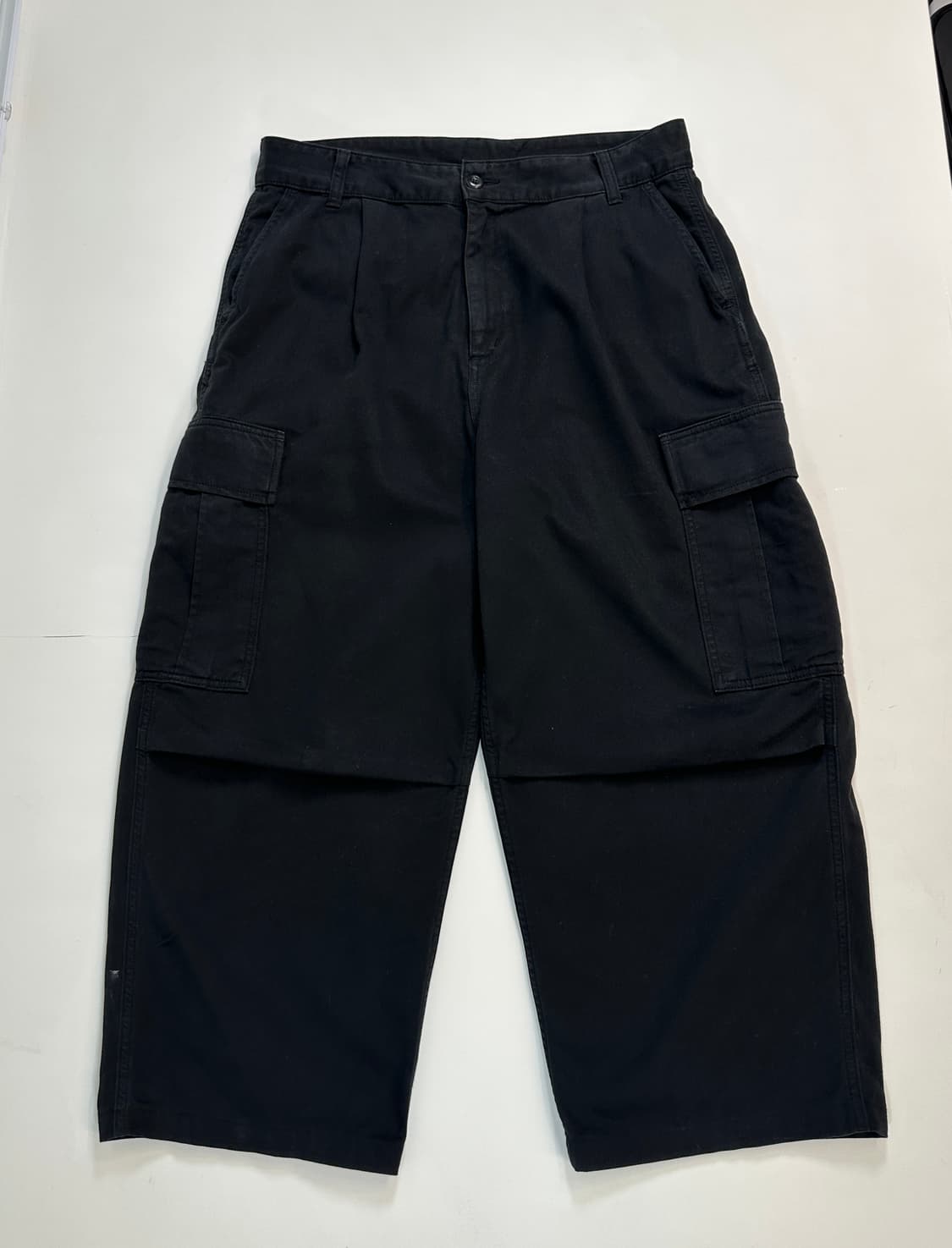 Carhatt 칼하트 wip cole 와이드 카고팬츠 32 블랙 상품이미지1