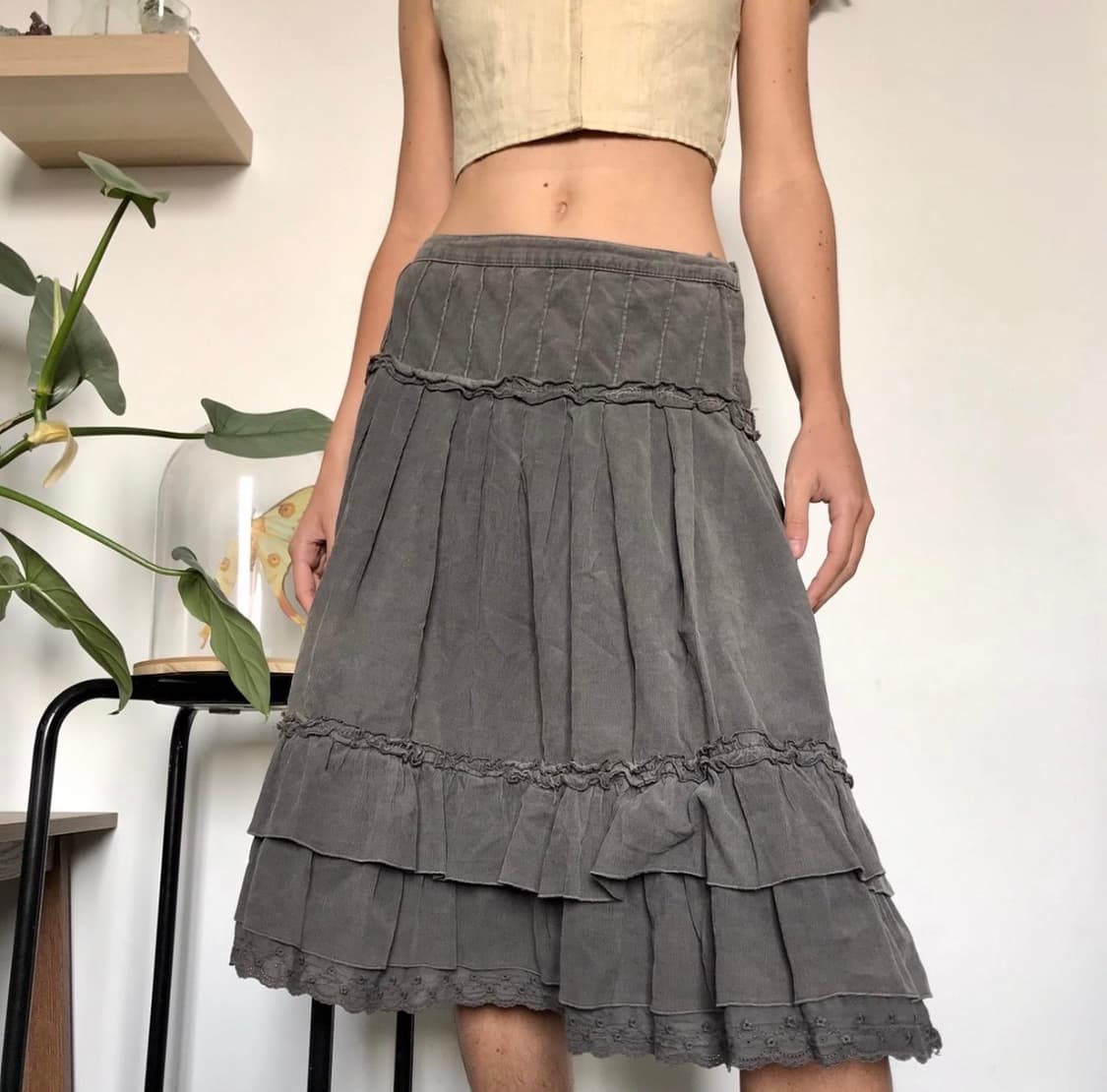 빈티지 코로듀이 스커트 상품이미지3