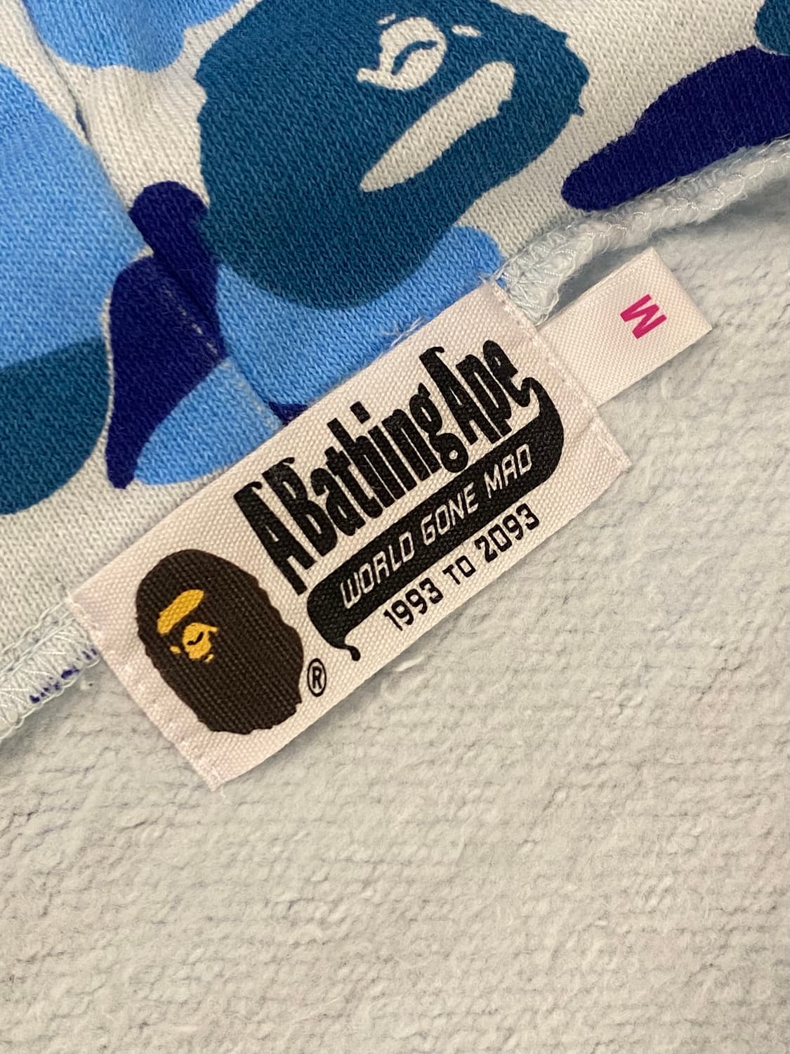 베이프 블루카모 베이프스타 후드집업 우먼M  상품이미지4