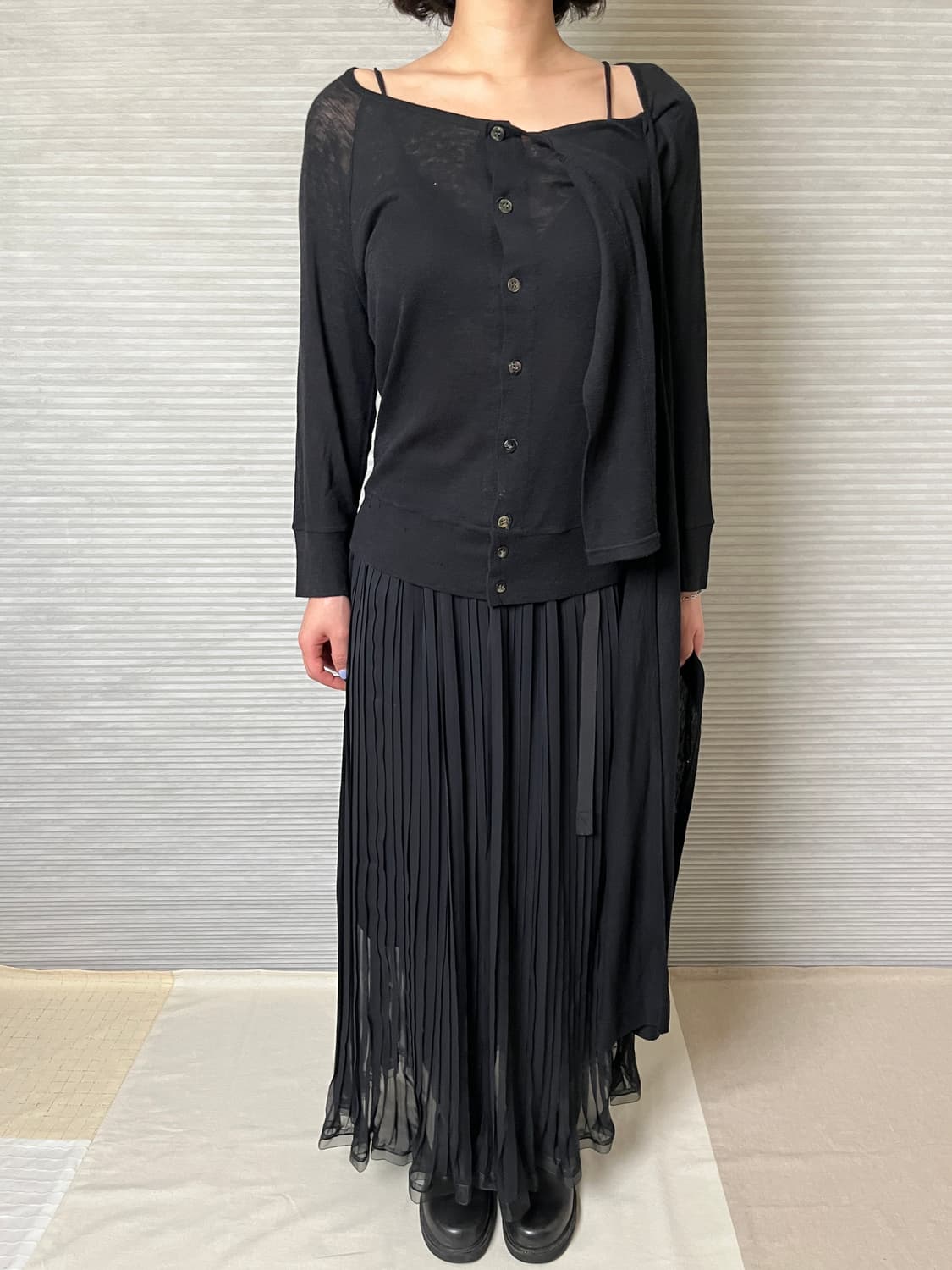 요지야마모토 머플러 코튼 가디건 y’s yohji yamamoto 상품이미지9