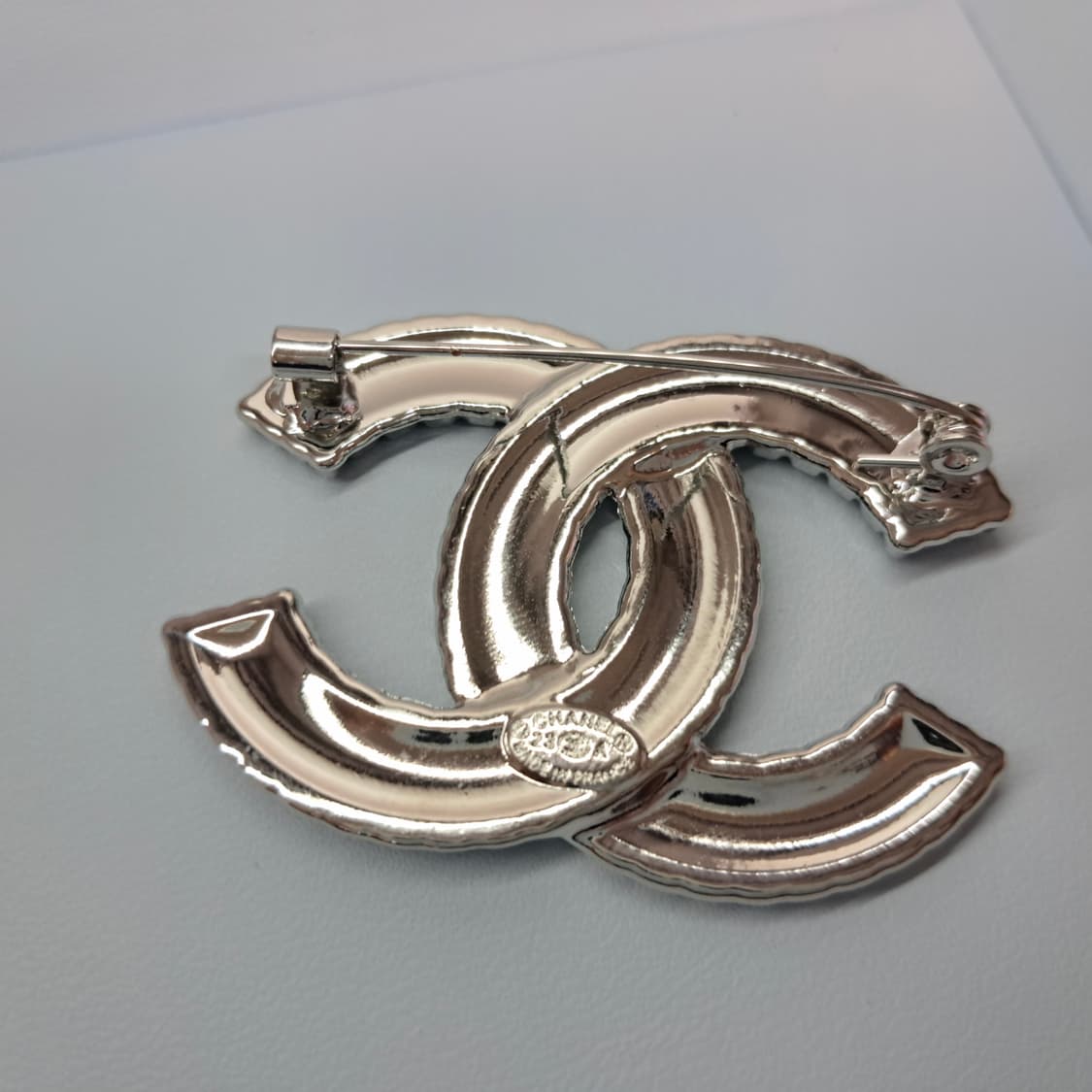 샤넬 브로치 빈티지 펜던트 블랙앤화이트 상품이미지6