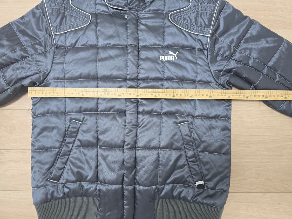 푸마 PUMA 모터스포츠 퀼팅 패딩 봄버 레이싱 자켓 블랙 L 상품이미지9