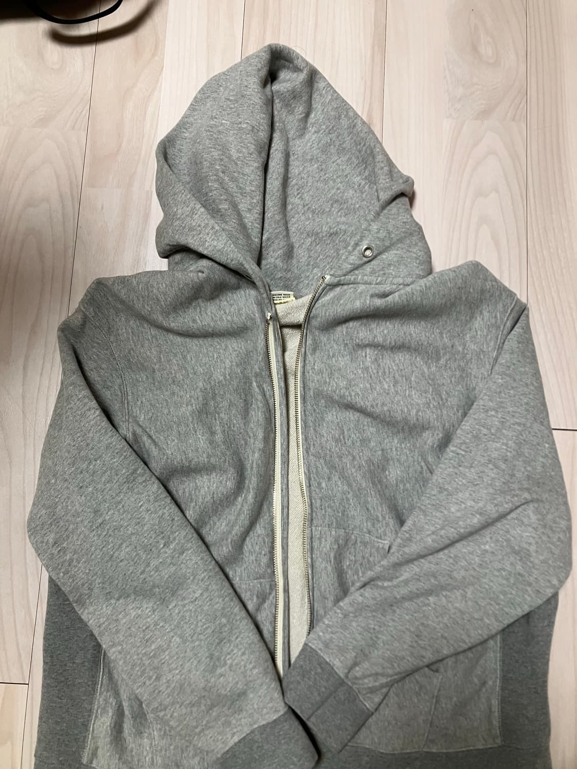 24FW 카키스 헤더후드집업 캠퍼스그레이 M 상품이미지3