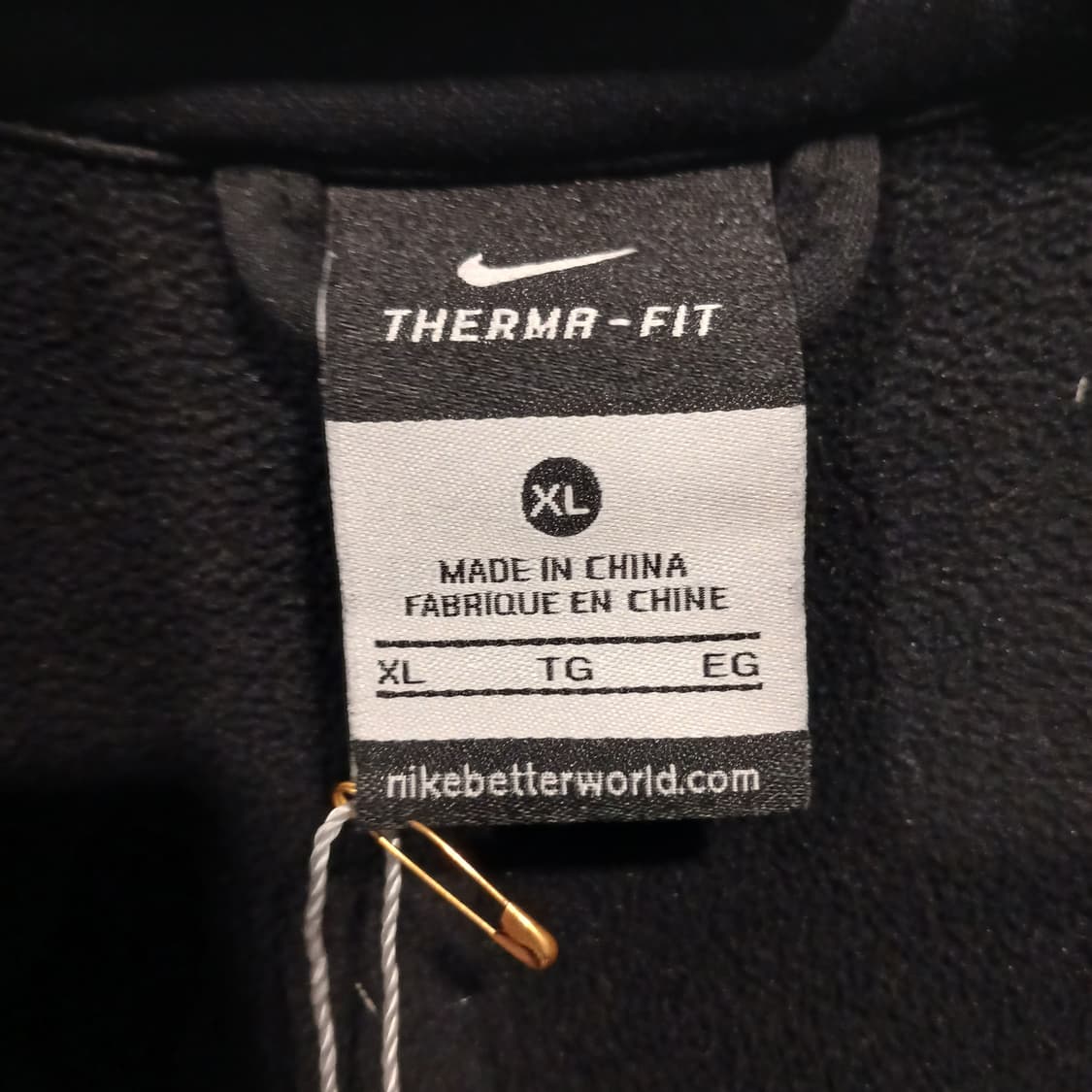 나이키 블랙 트레이닝 집업 상품이미지3