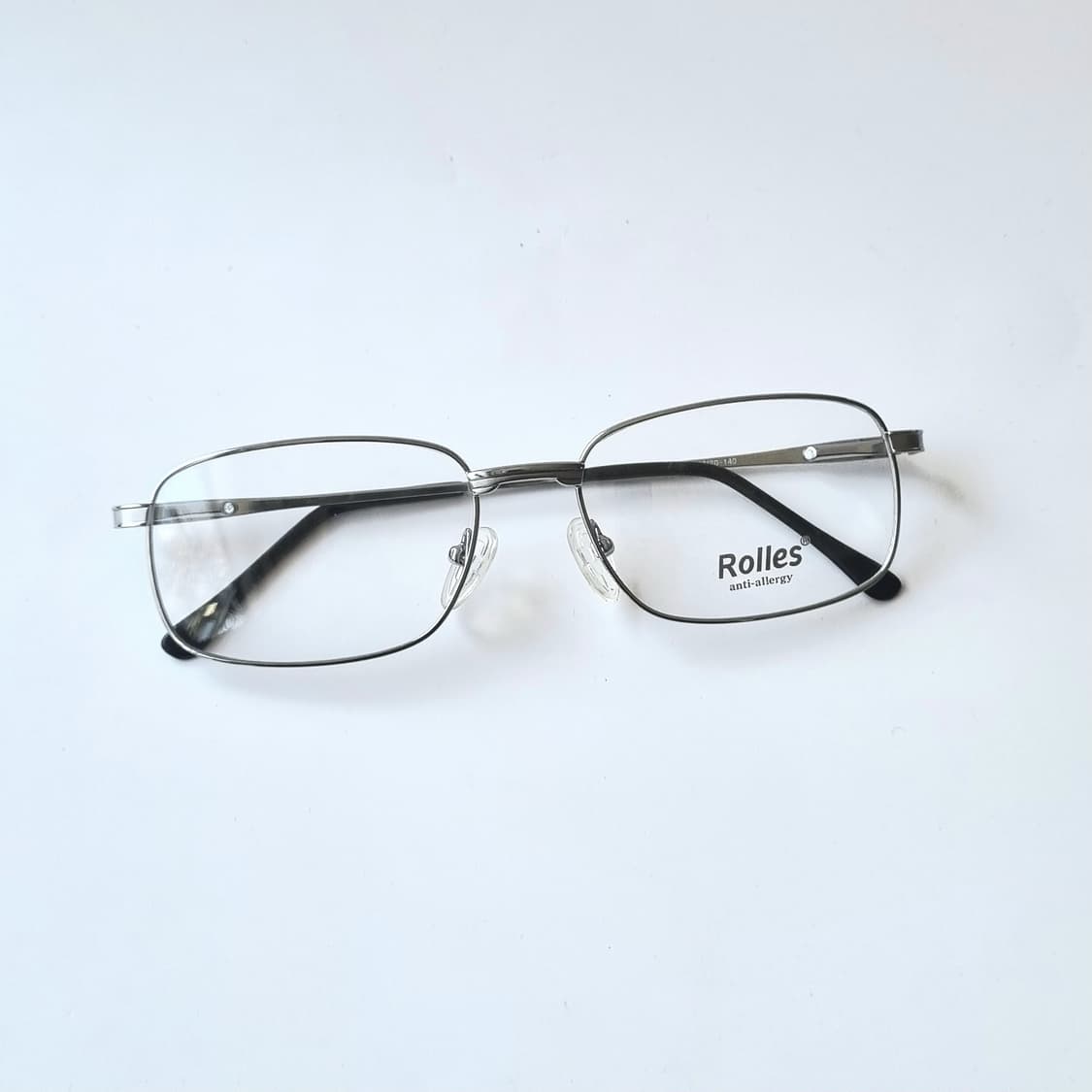 데드스탁 알러지 방지 실버 사각메탈 안경테 551 상품이미지1