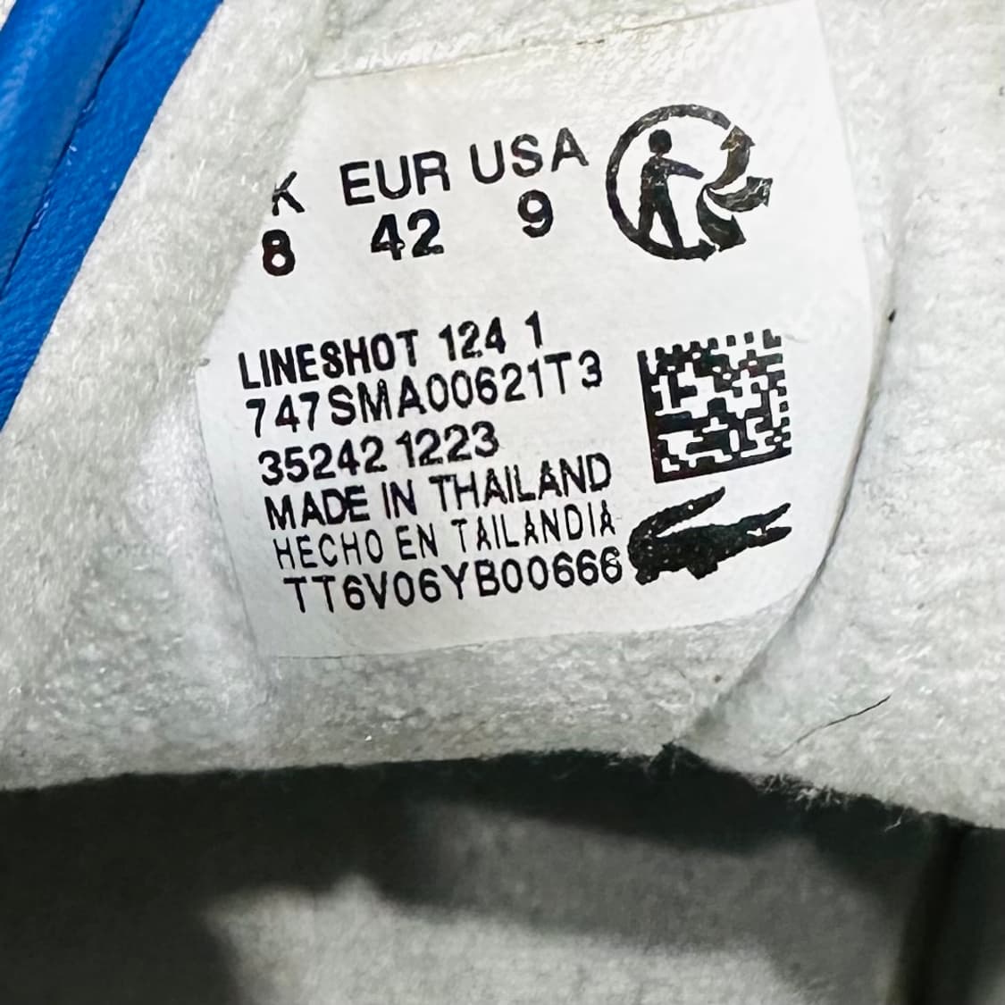 UK8 270) 라코스테 운동화 남성 남자 신발 라인샷 래더 상품이미지10