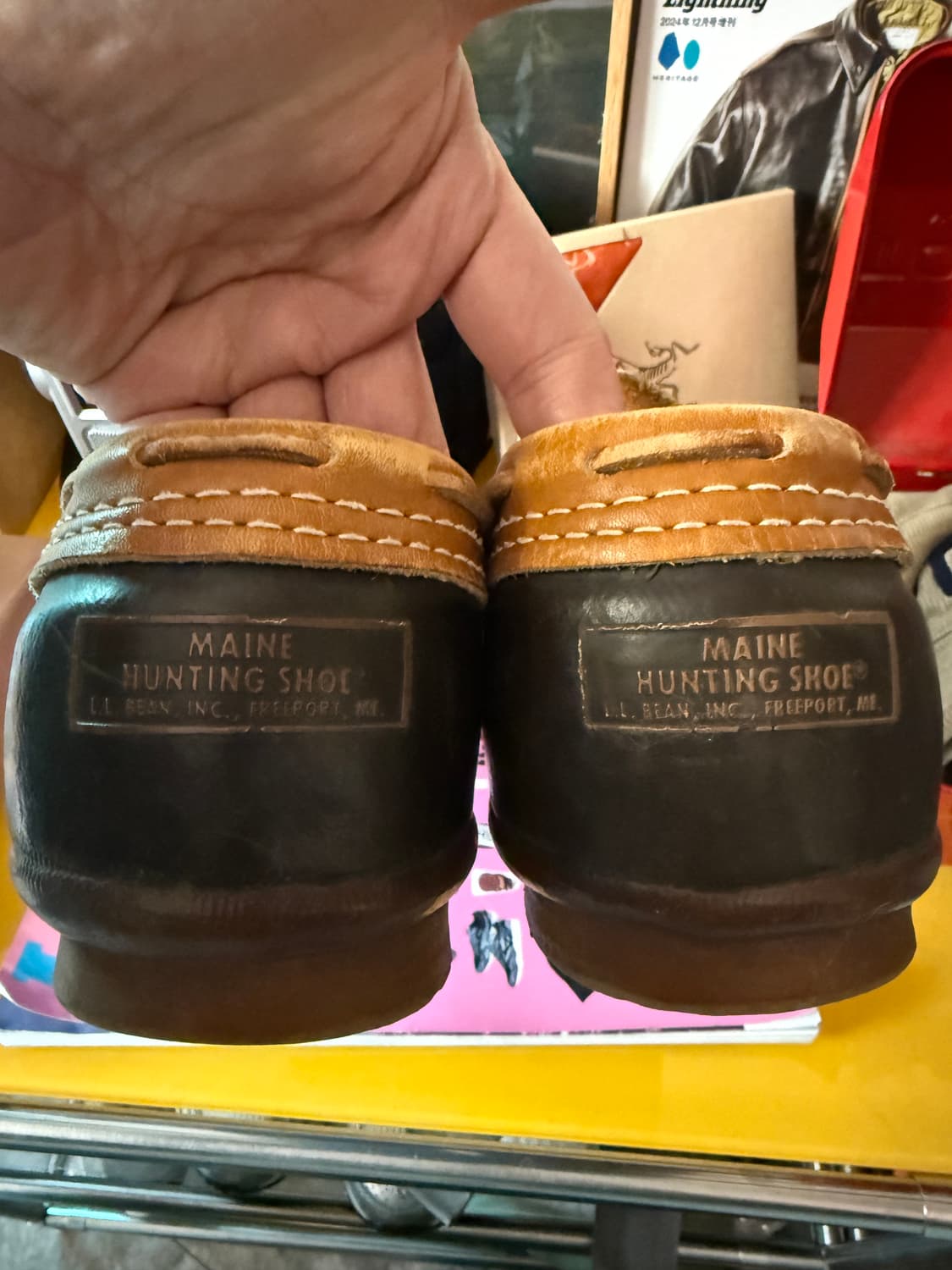 L.L.Bean Maine Hunting Shoe 덕부츠 로우컷 10M 상품이미지3