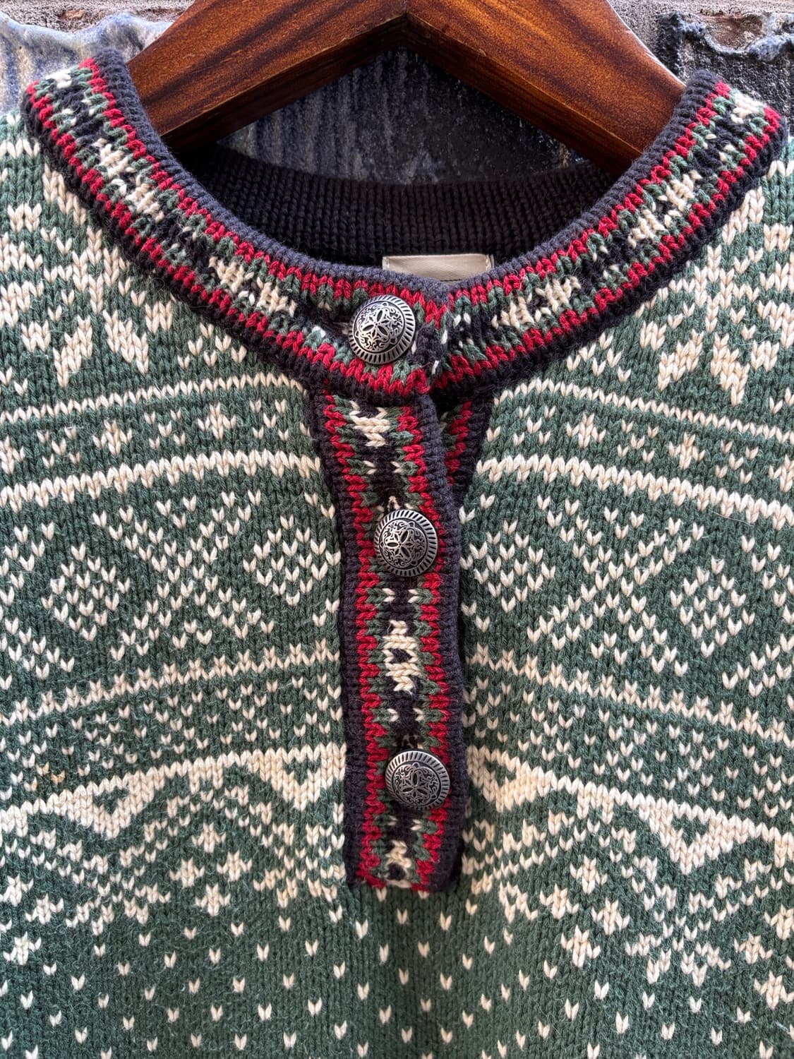 L.L.Bean 엔틱버튼 스웨터 상품이미지2