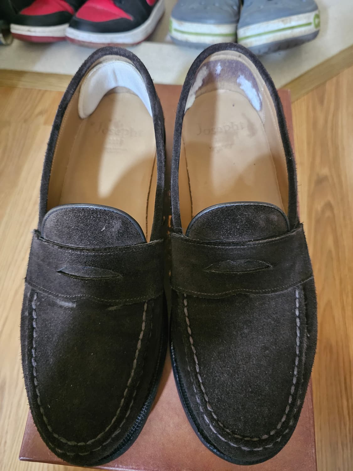 조셉트 102 페니로퍼(굿이어웰트 /스웨이드브라운) 상품이미지2