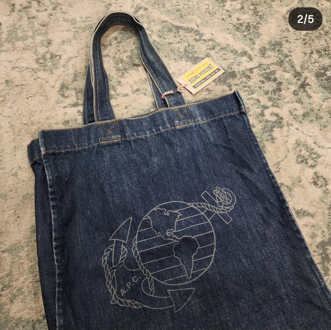 A.P.C. 데님 토트백 상품이미지3