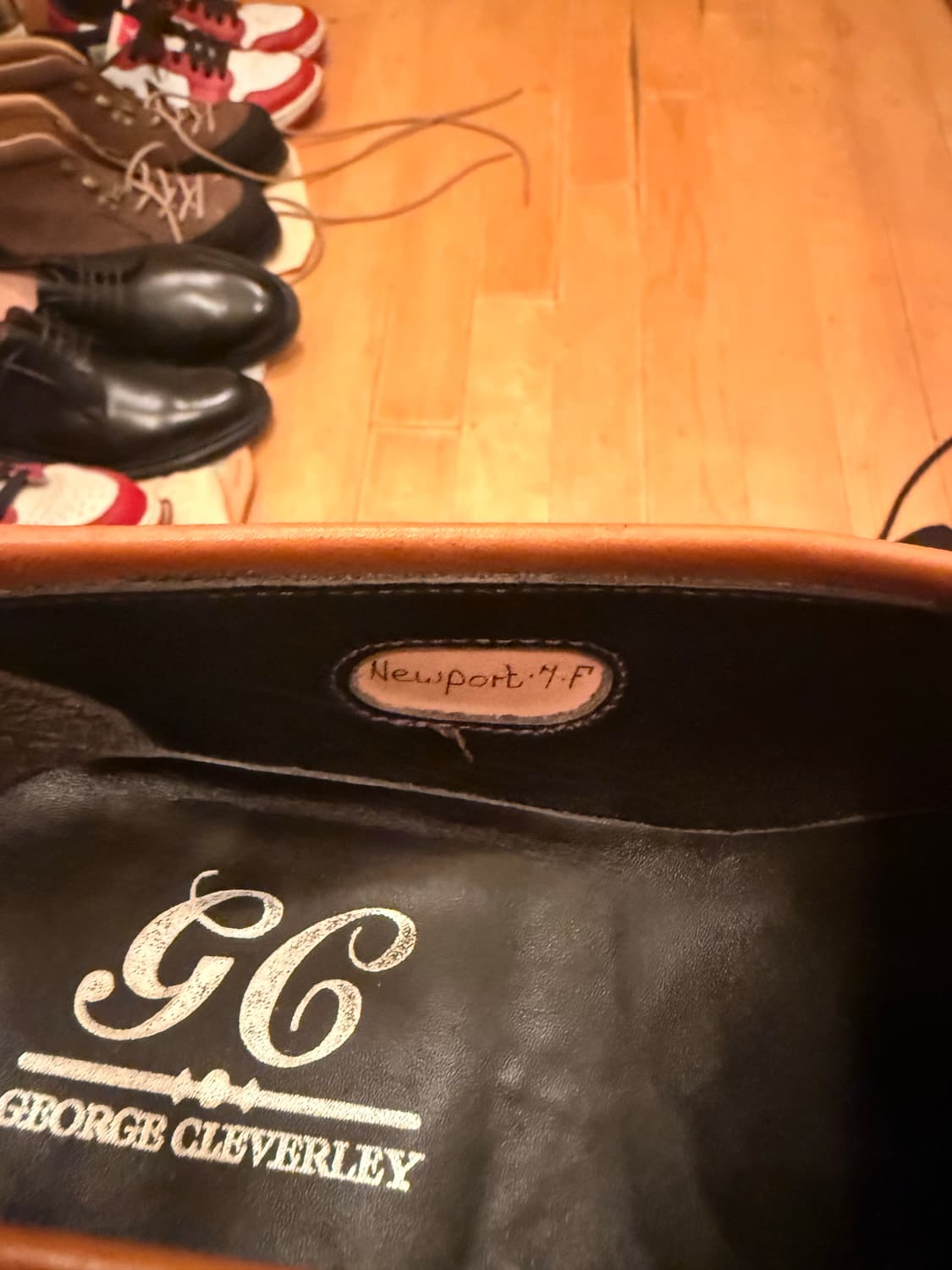 조지 클레버리 스웨이드 로퍼 Newport 7.F 상품이미지4