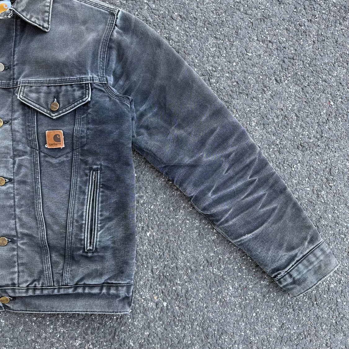 OG 빈티지 칼하트 J233 BLK 트러커 자켓 상품이미지3