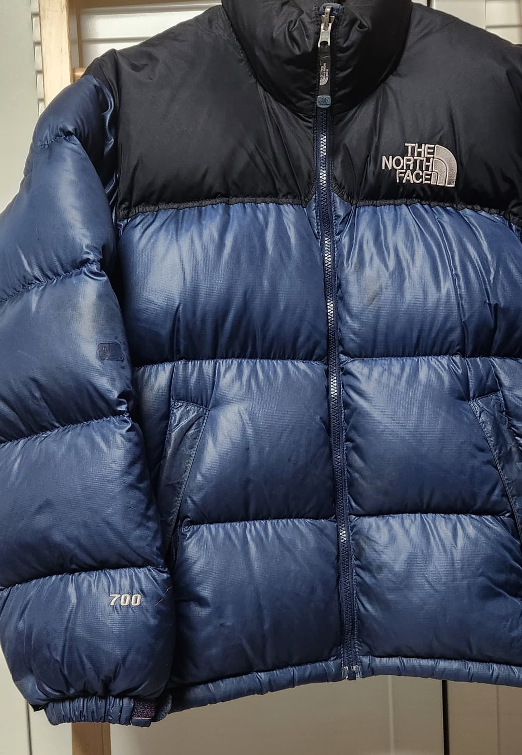 노스페이스 700 눕시 네이비 패딩 자켓 상품이미지3