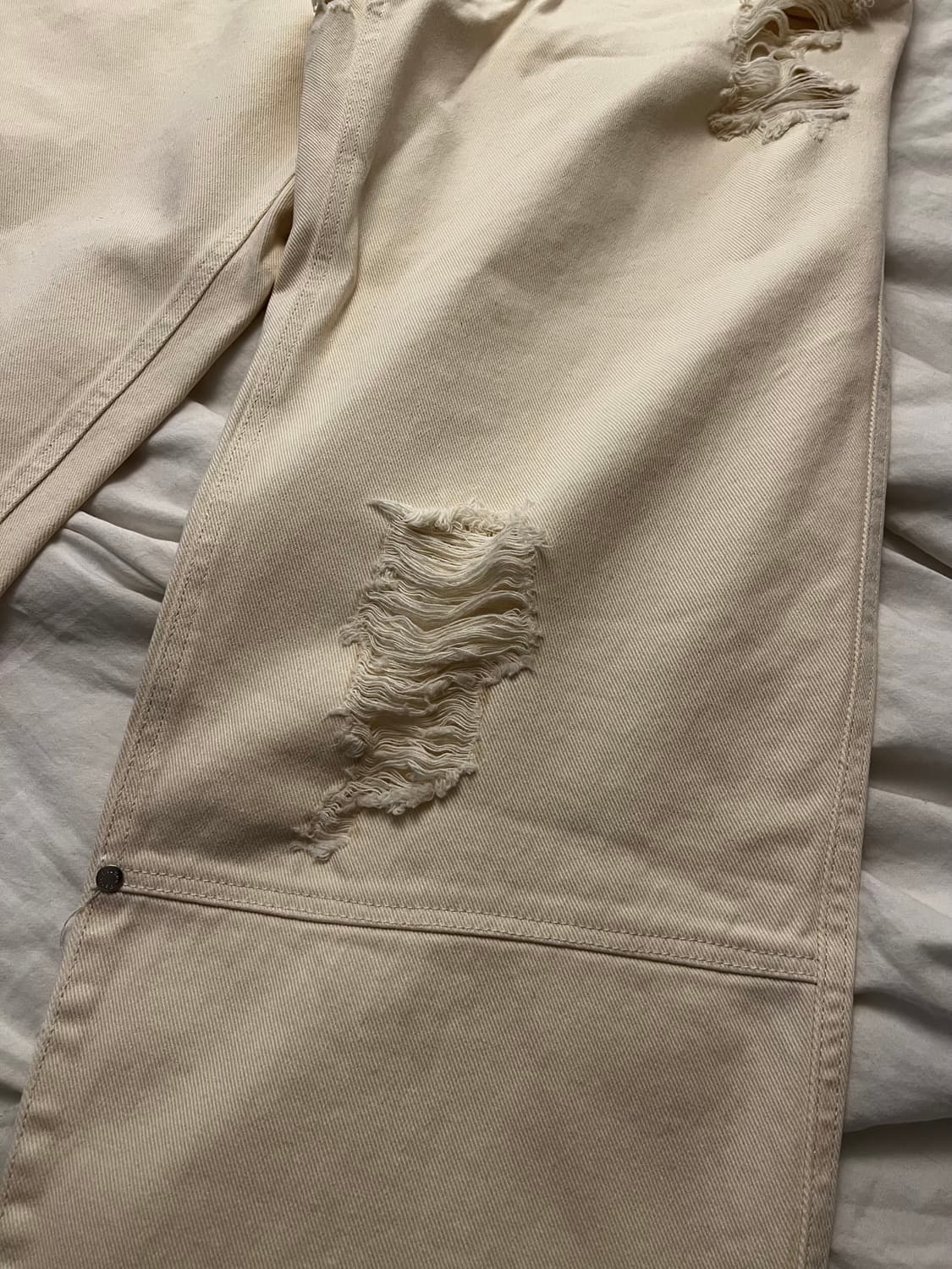 etudes paris ripped quarter 데님 더블니 48 상품이미지6