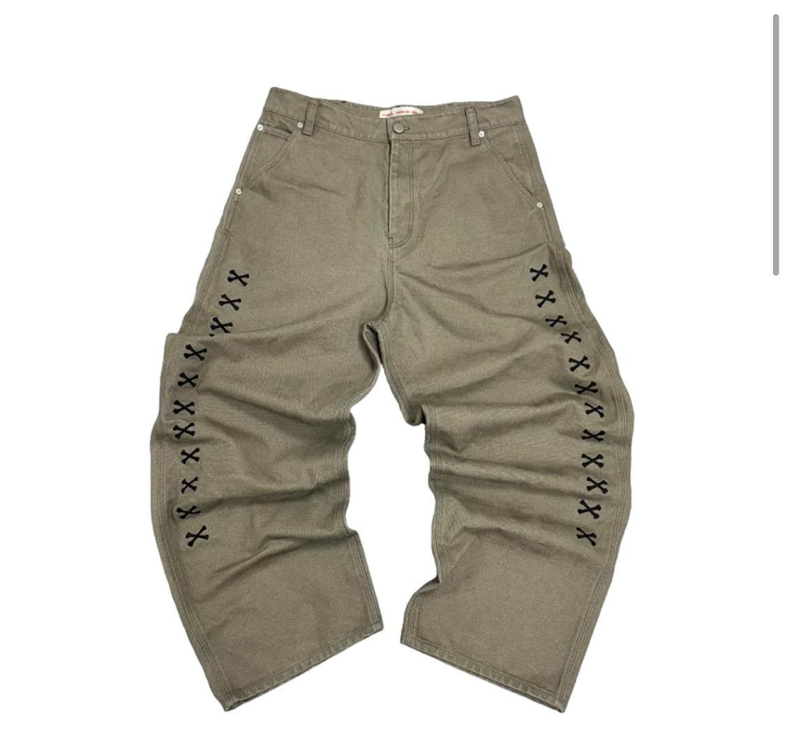 아오이로 더 데스 오브 크롬 워크 팬츠 워시드 올리브 1 상품이미지1