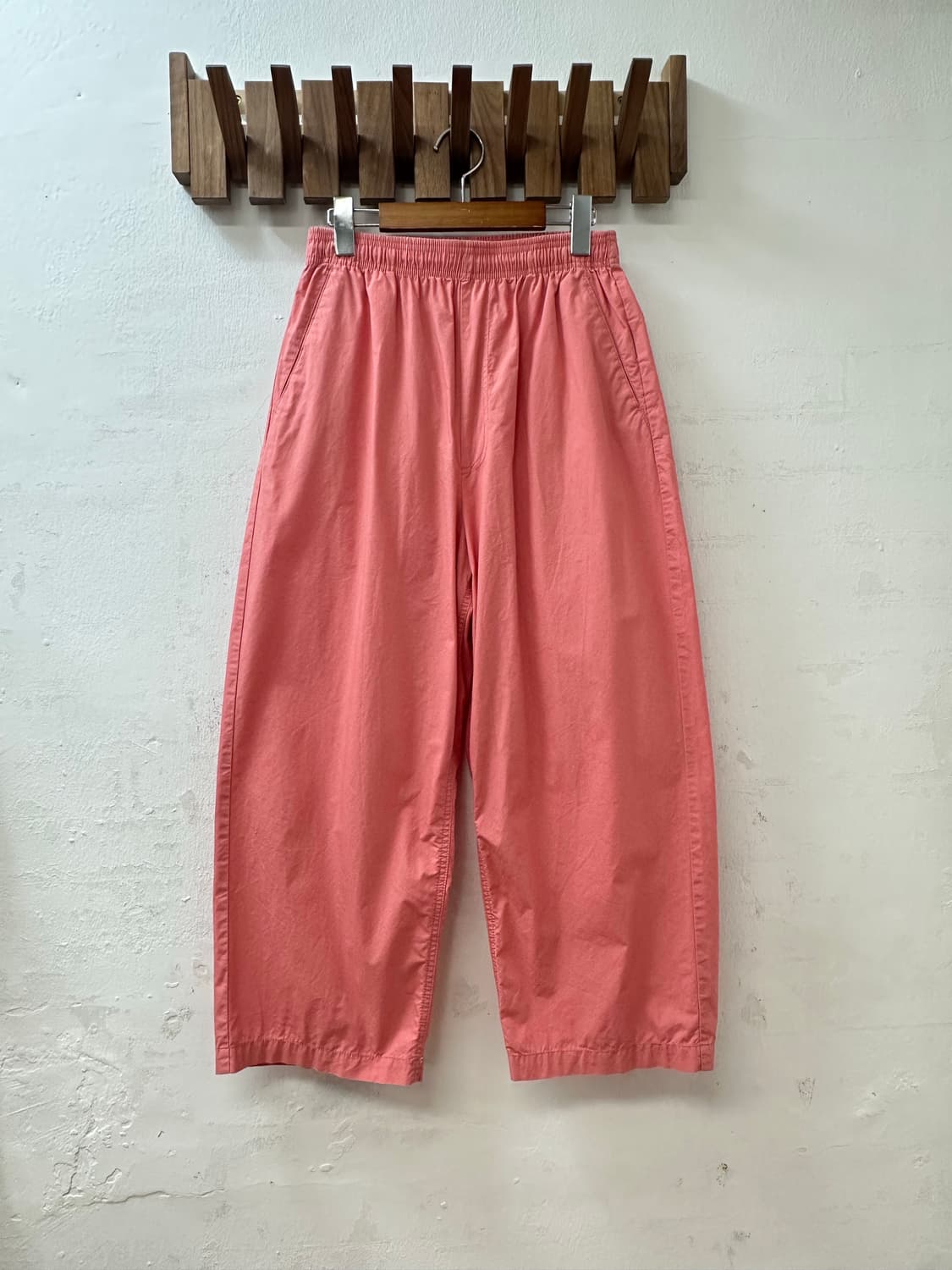 Dickies 디키즈 코랄 핑크 밴딩 와이드 팬츠  상품이미지2