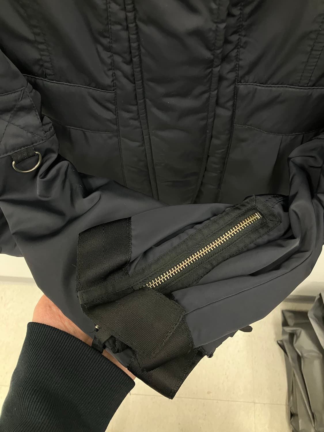 Marithe Francois girbaud 후드 벨티드 코트 S 상품이미지5