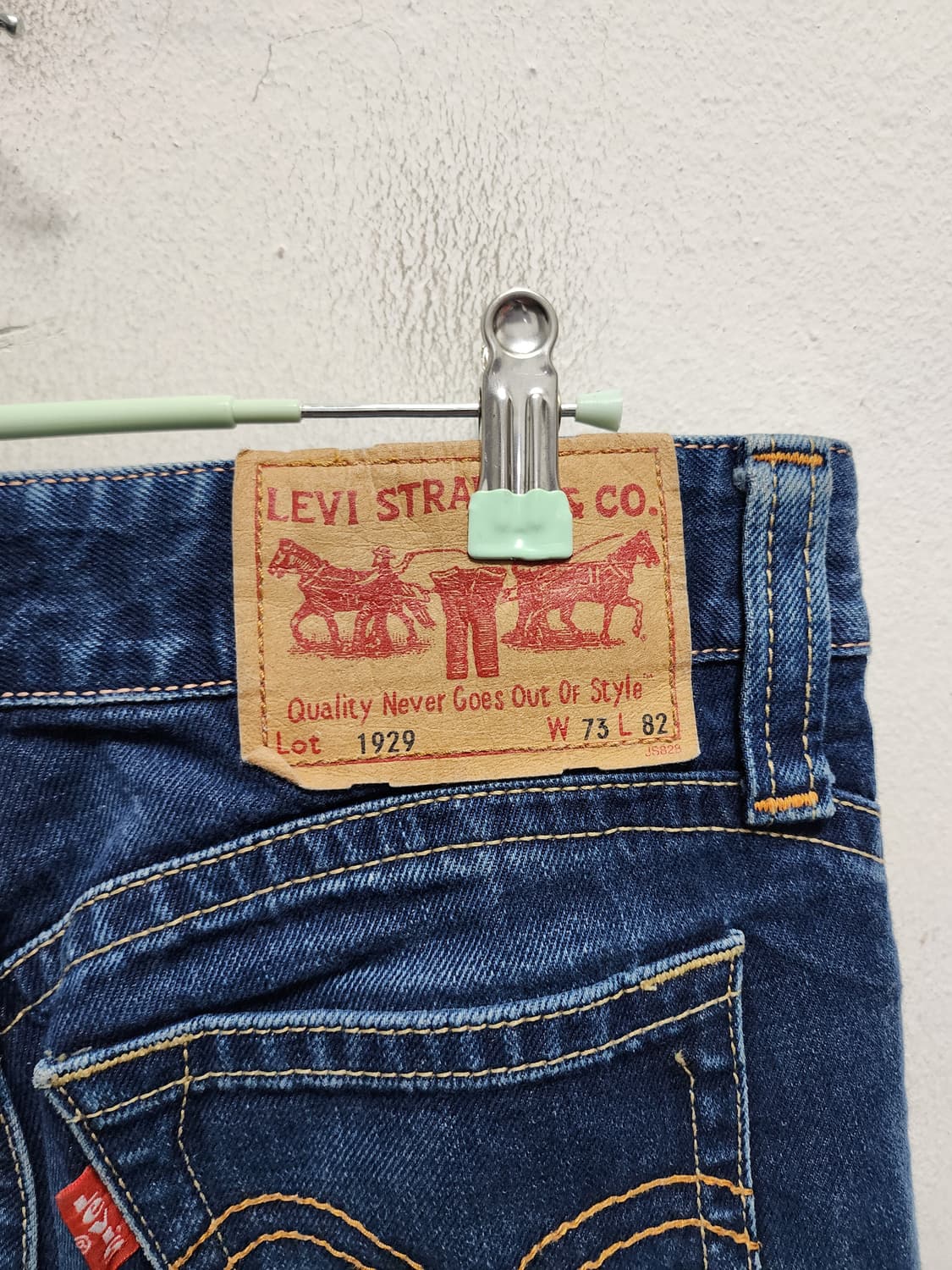 리바이스 1292 세미부츠컷 데님 상품이미지4