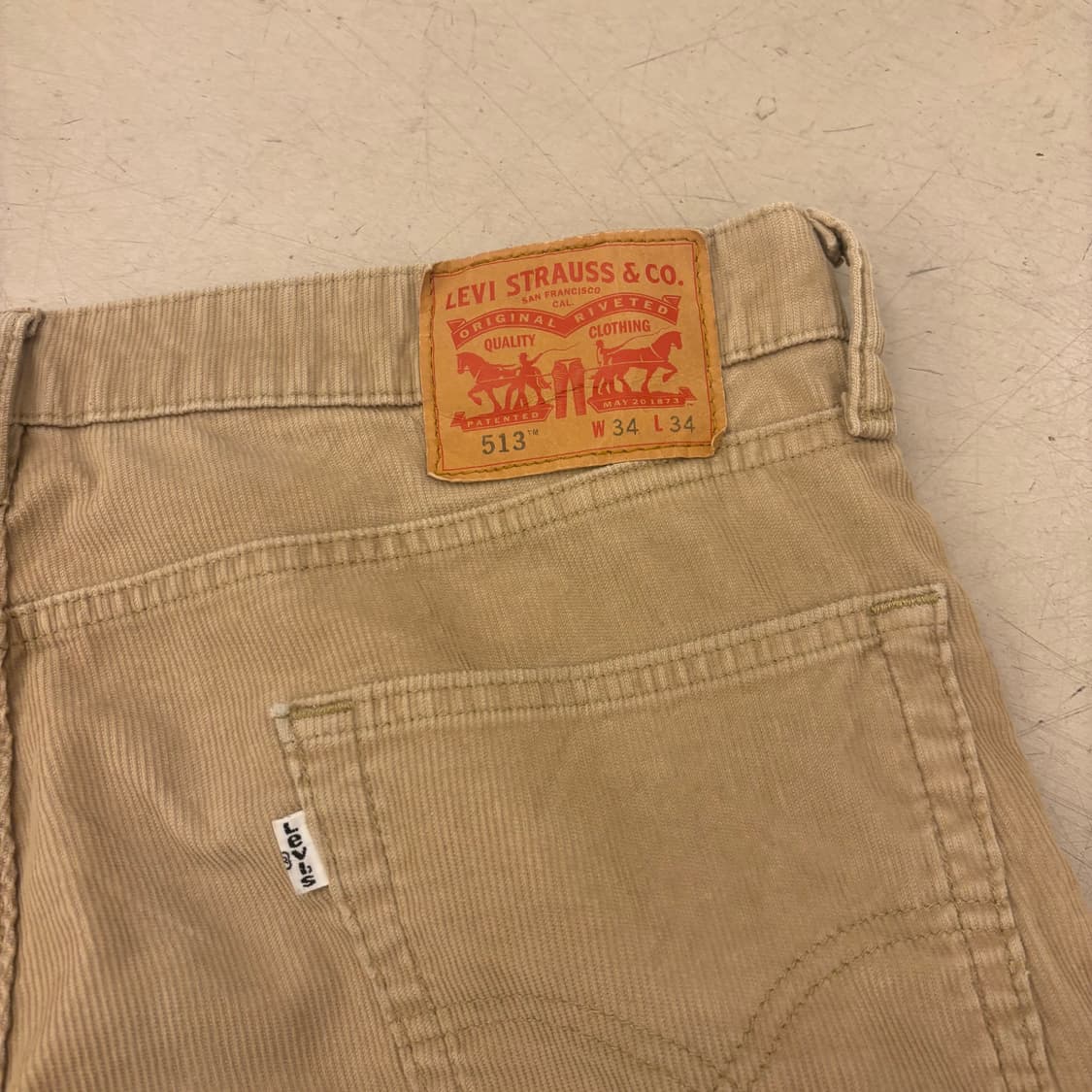 리바이스 513 코듀로이 팬츠 상품이미지2