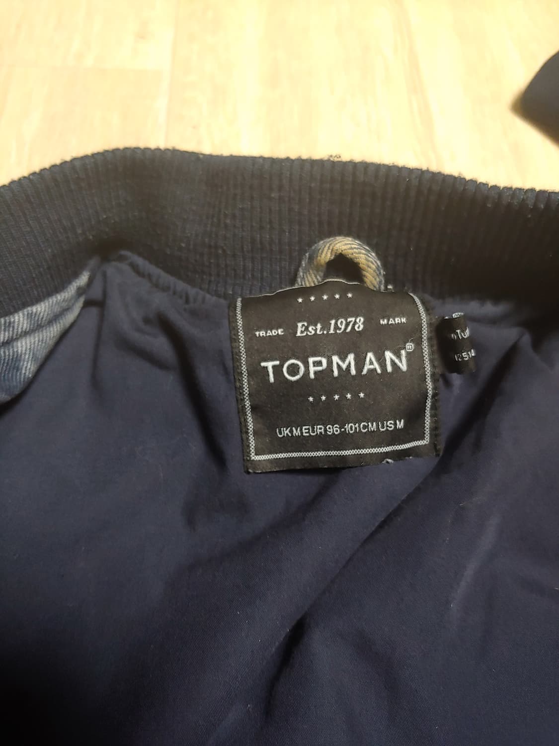 일본 프린팅 데님 스타디움 자켓 m,77 상품이미지10