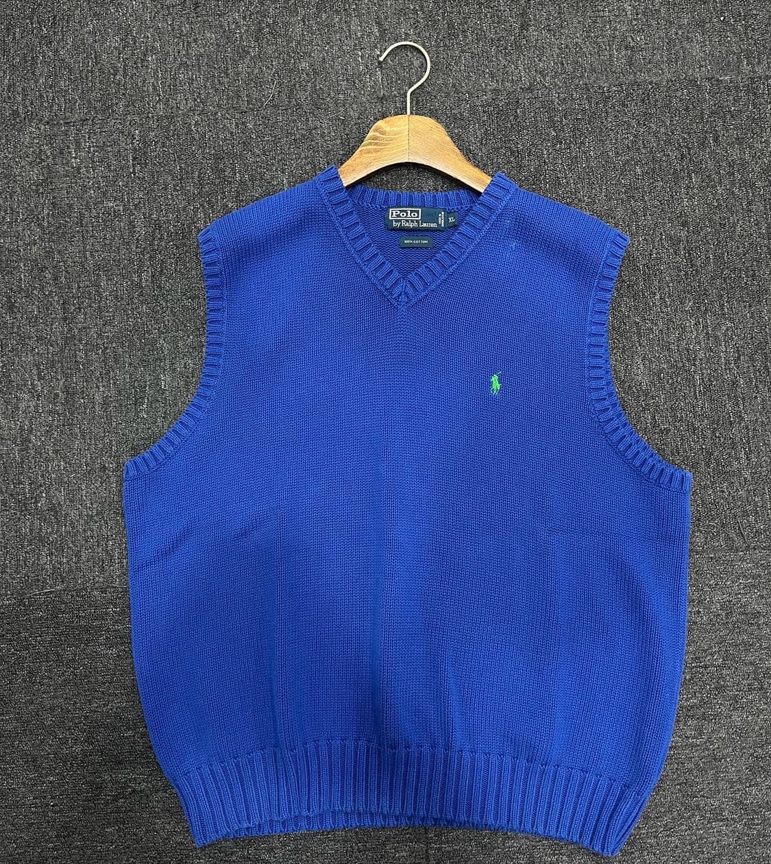 폴로 니트 조끼 상품이미지1