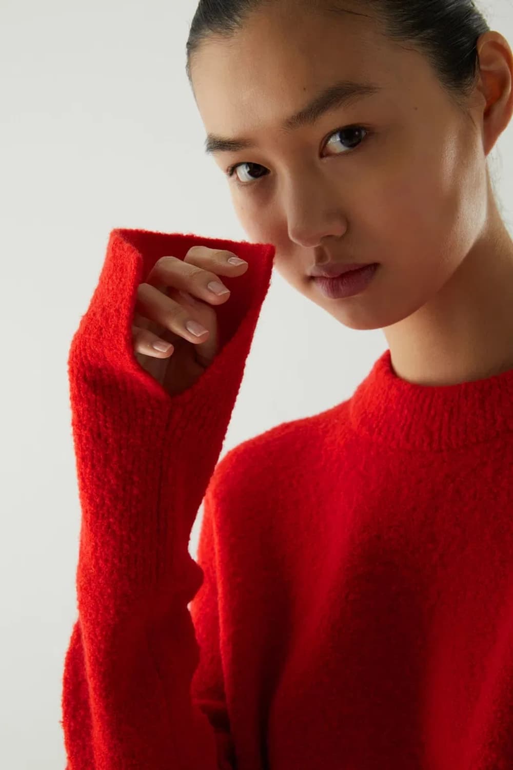 코스 COS 울 크롭 니트 점퍼 상품이미지4