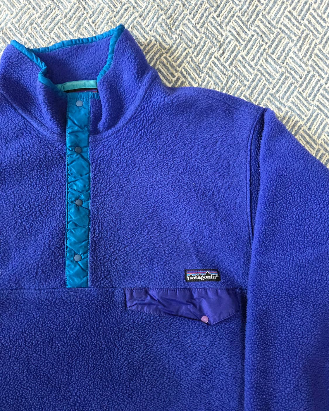 (L)파타고니아 자메이카 블루 신칠라 플리스 자켓 상품이미지2