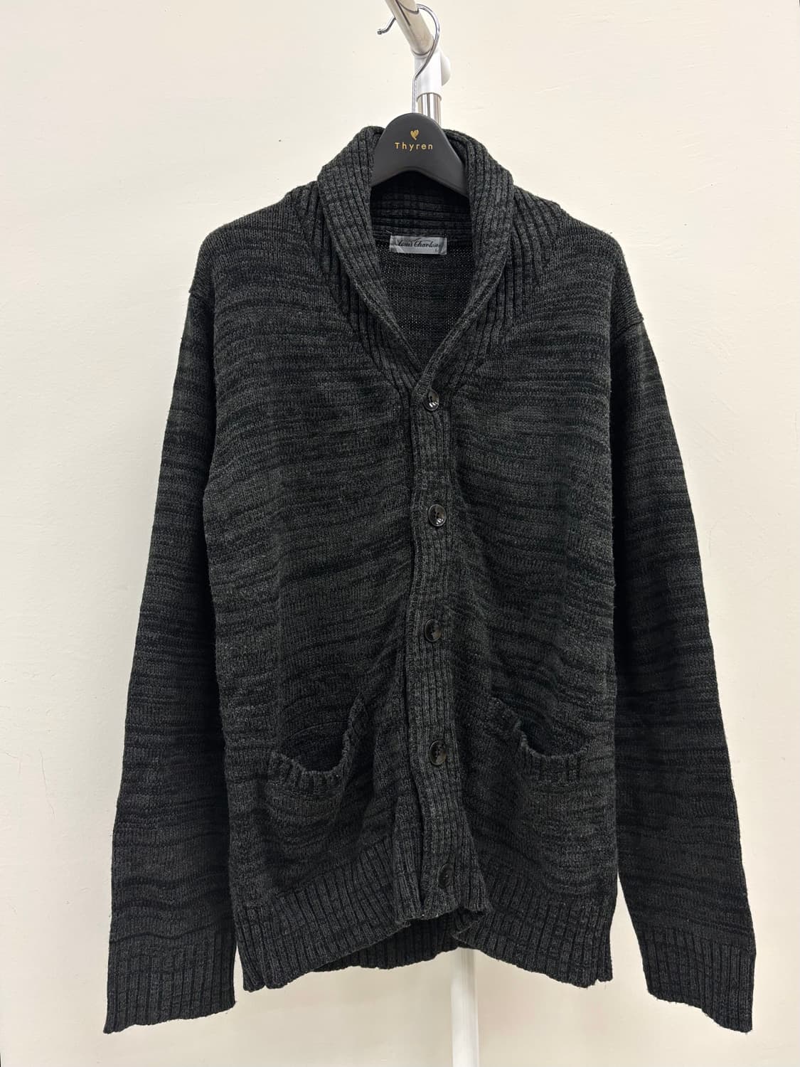 빈티지 차콜 가디건 상품이미지6