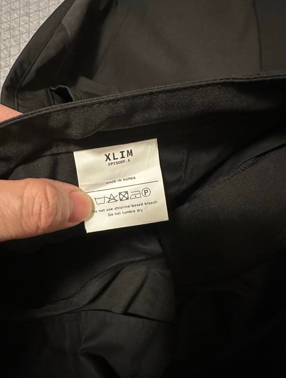 [L] 엑슬림 ep6. 07 트라우저 블랙 상품이미지3