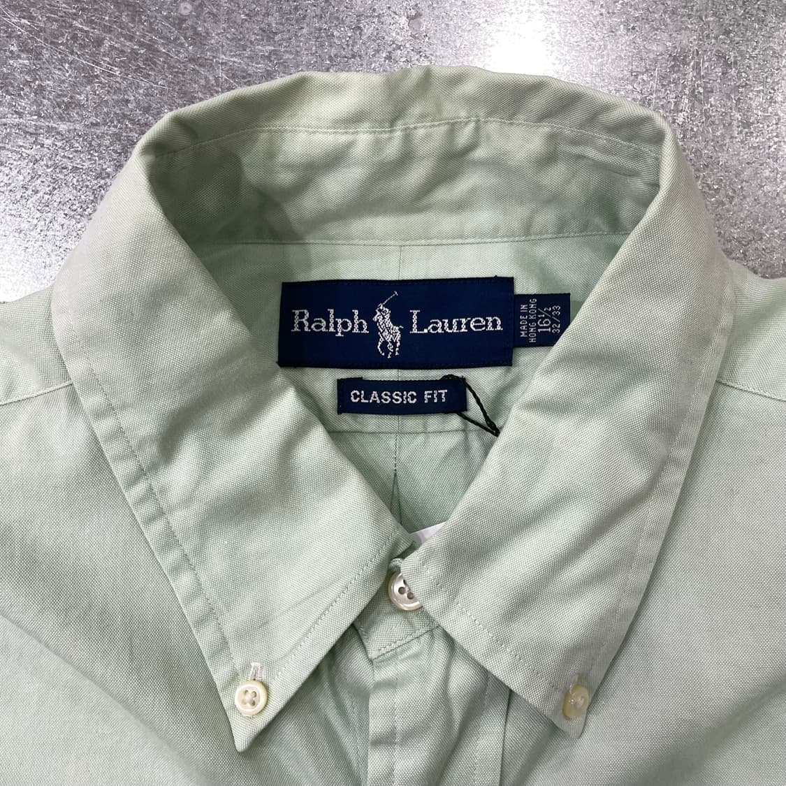 (16 1/2) POLO 폴로 랄프로렌 솔리드 셔츠 클래식핏 상품이미지9