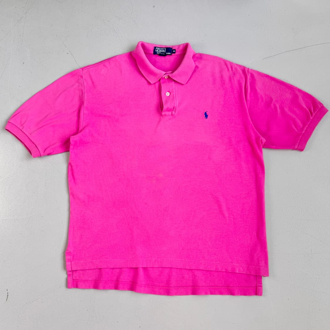 폴로 포니 PK 카라 반팔 티셔츠 핑크 상품이미지2