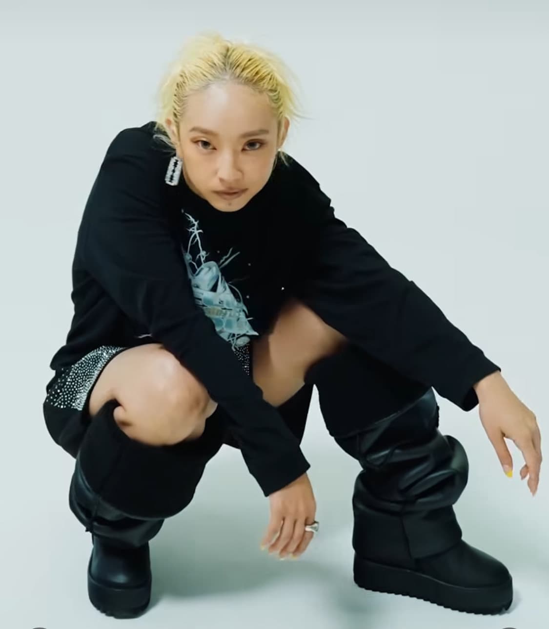 YELLO 블랙 어그 부츠  상품이미지3