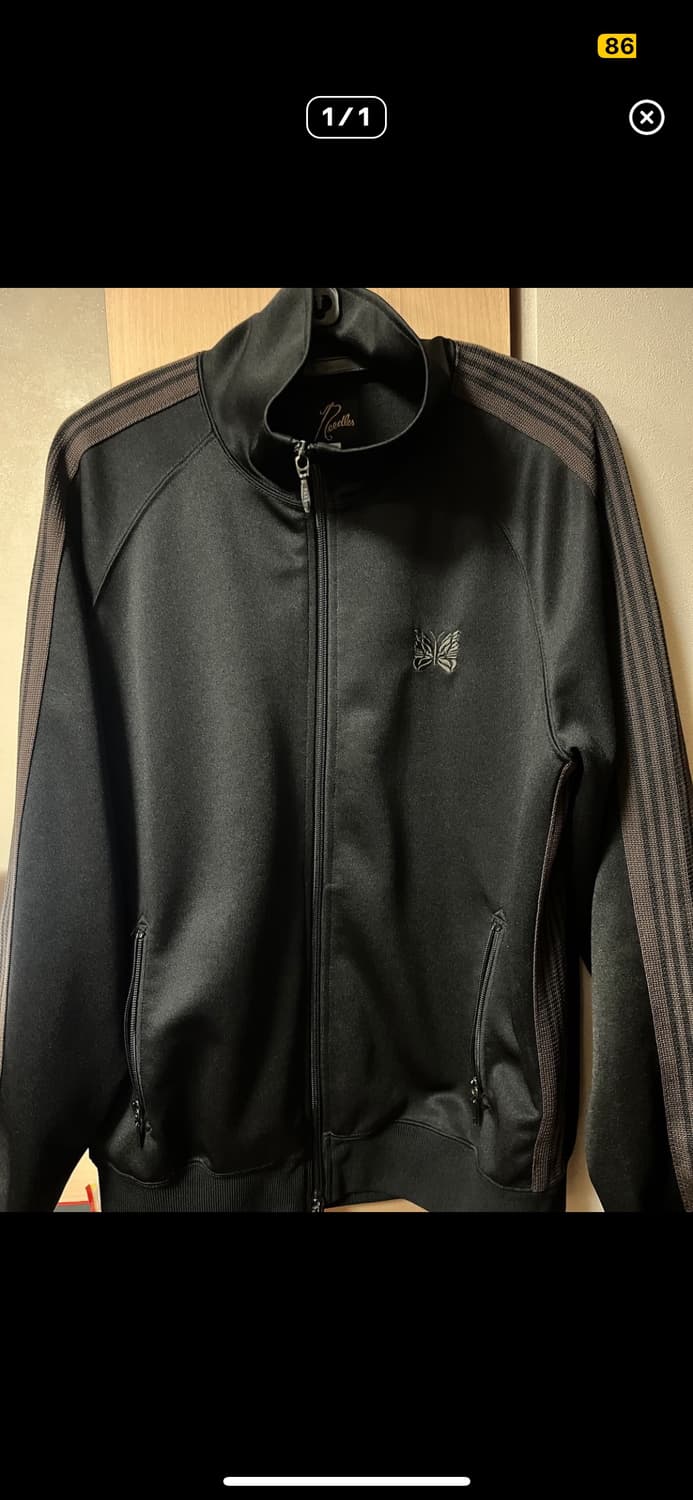 니들스 트랙 자켓 폴리 스무스 블랙 다크 브라운 M 상품이미지2