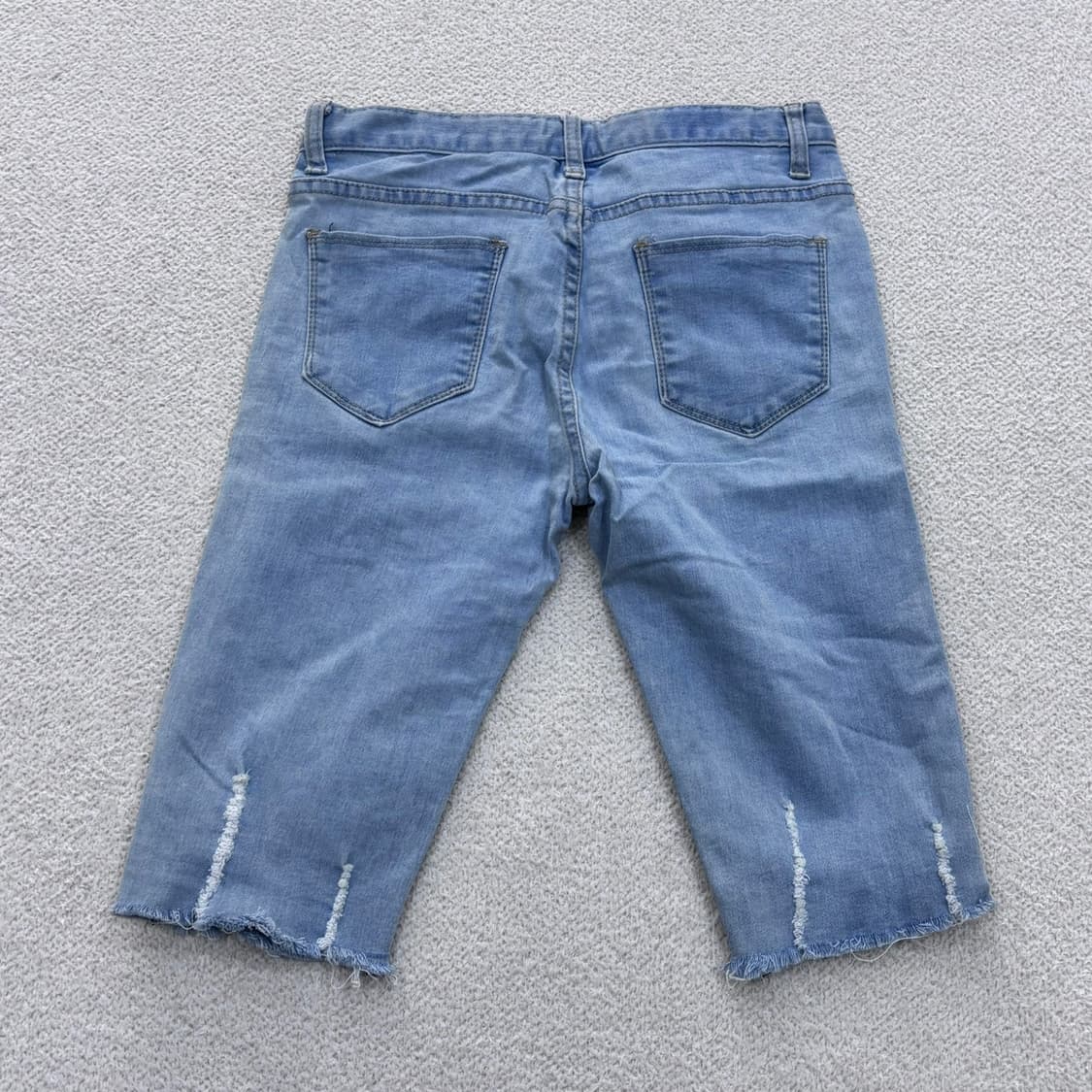 S 빈티지 여성 5부 데님 반바지 0506E 상품이미지2