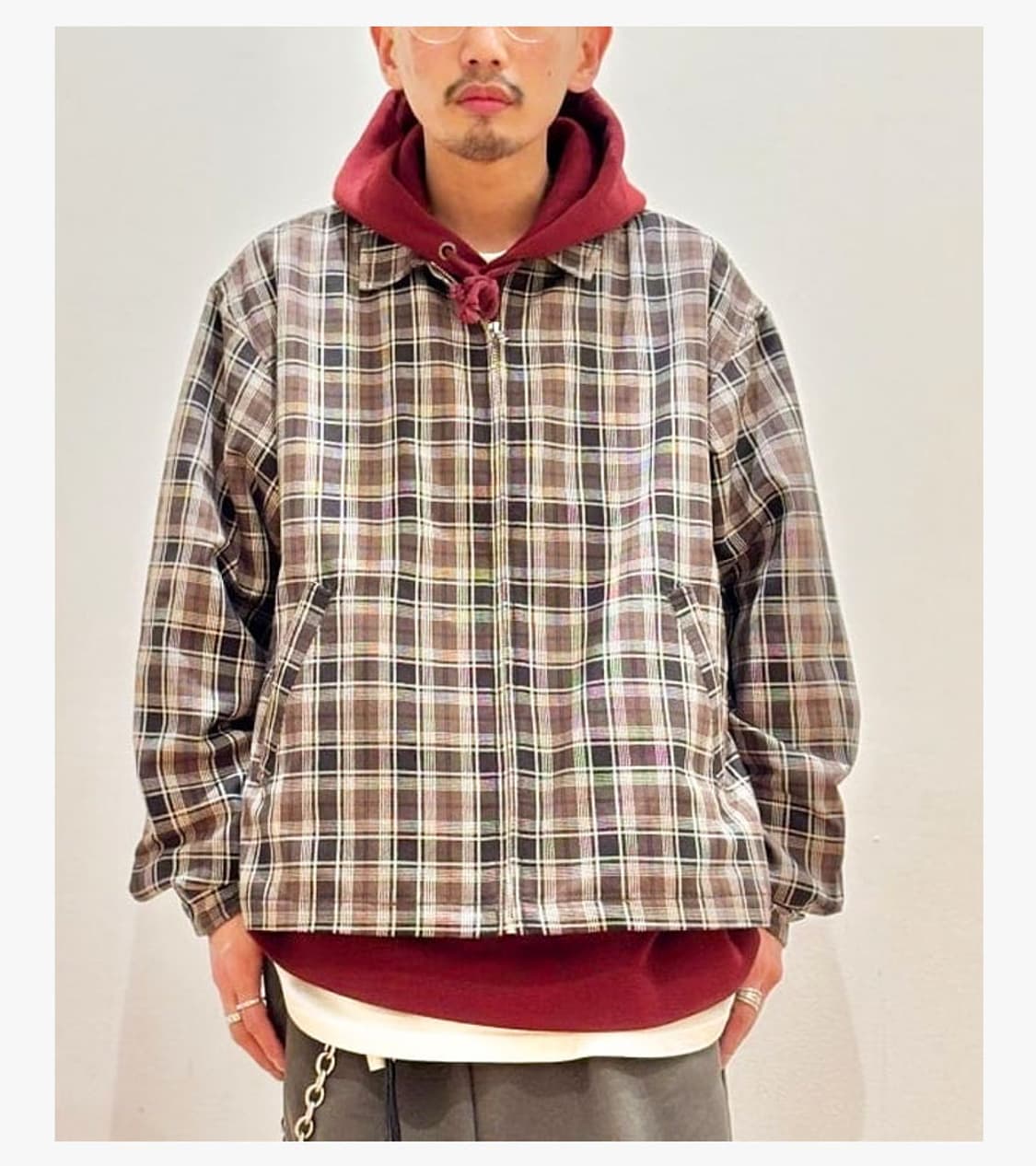 B:MING BY BEAMS - 24FW CHECK BLOUSON 상품이미지2
