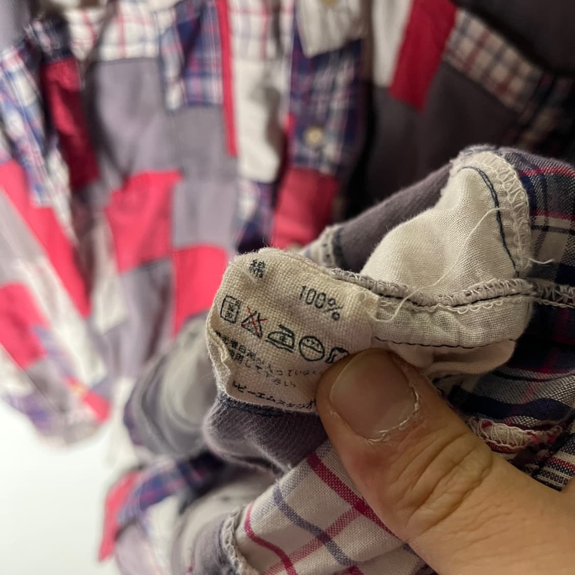 [45rpm] 아카이브 마드라스 패치워크 셔츠 상품이미지5