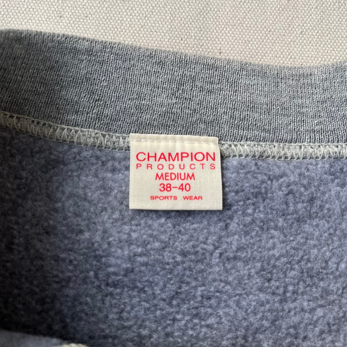 챔피온 멜란지 그레이 플리스 스웻셔츠 상품이미지4