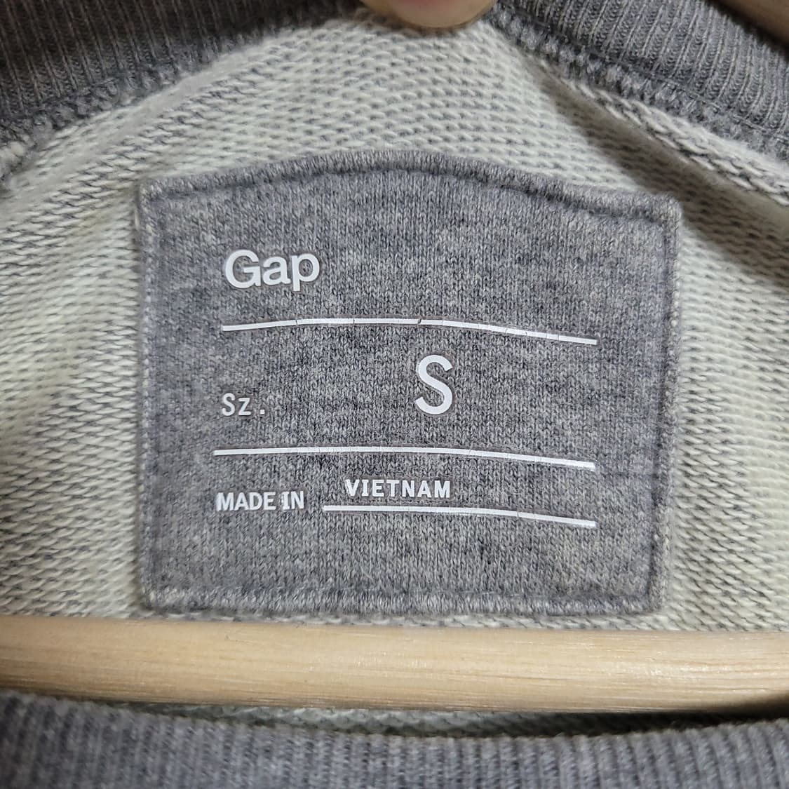 (S) GAP 갭 Est.1969 맨투맨 티셔츠 그레이 상품이미지2