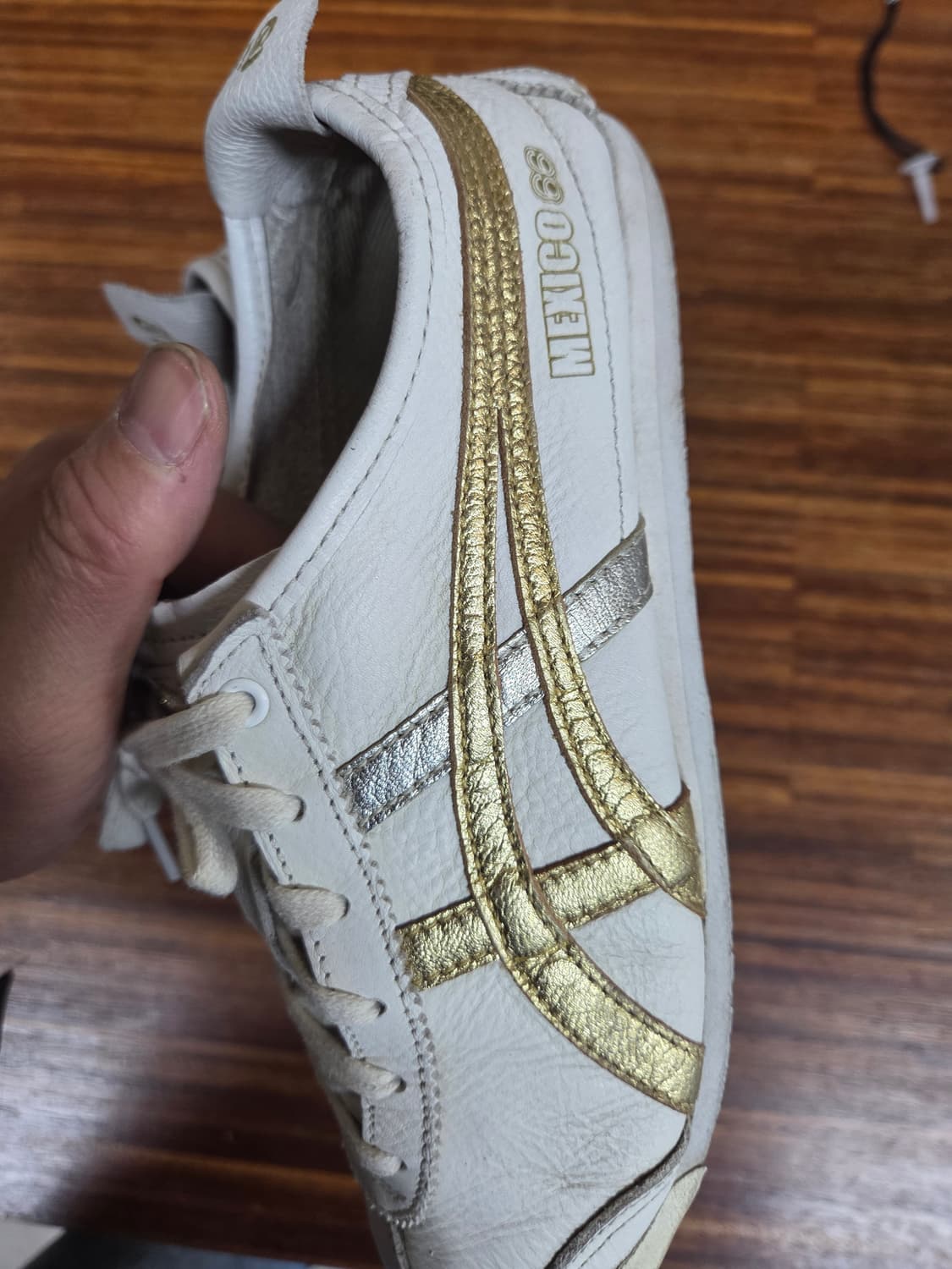 오니츠카 타이거 멕시코 66 실버골드 245 상품이미지6