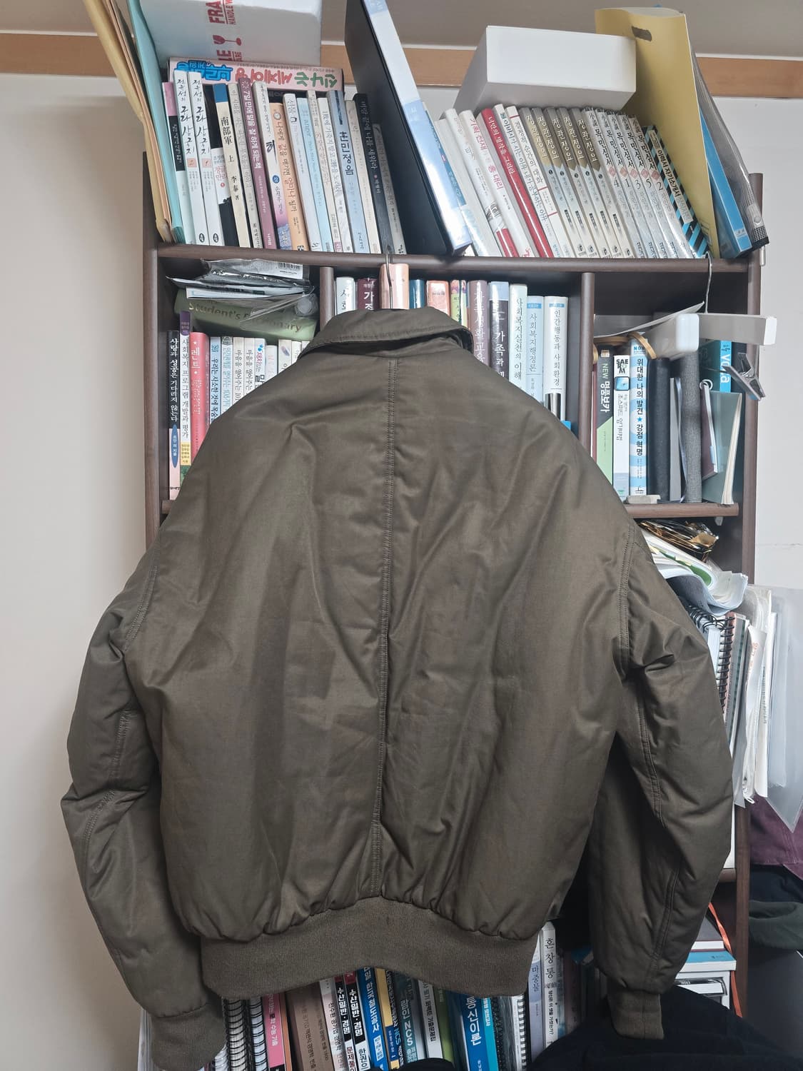 리버서블 MA-1 퀄팅 폴리충전재 블루종 점퍼 XL 상품이미지3