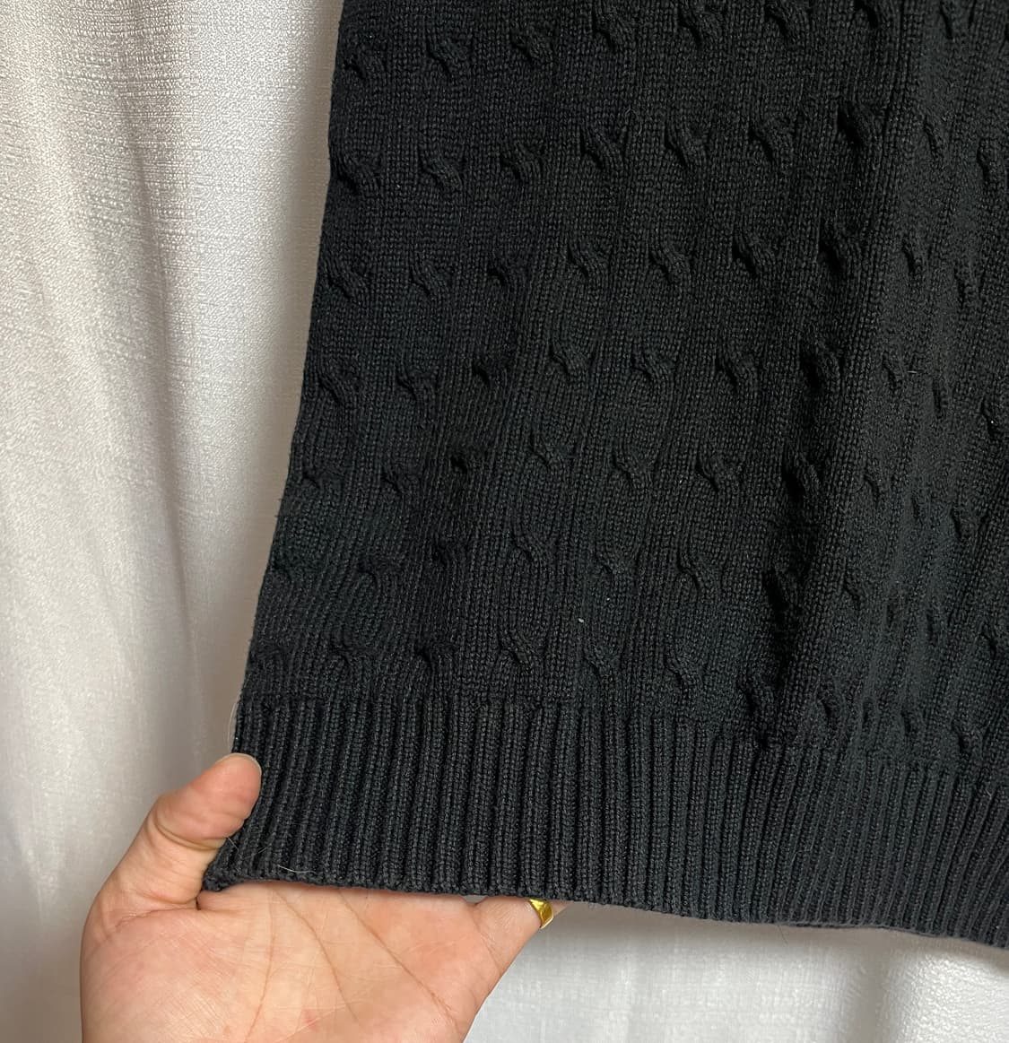 폴로 랄프로렌 케이블 니트 조끼 베스트 L 상품이미지2