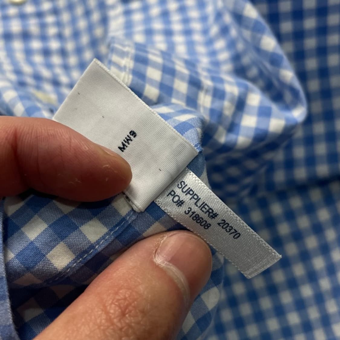 95-100 폴로 체크셔츠  상품이미지5