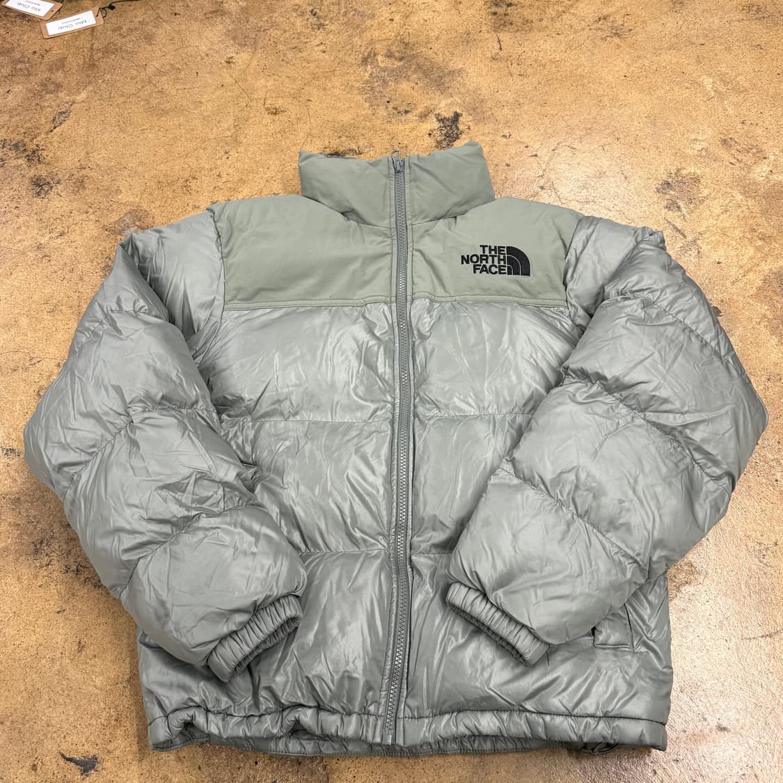 [정품/S] 노스페이스 패딩 점퍼 카키 b19 상품이미지2