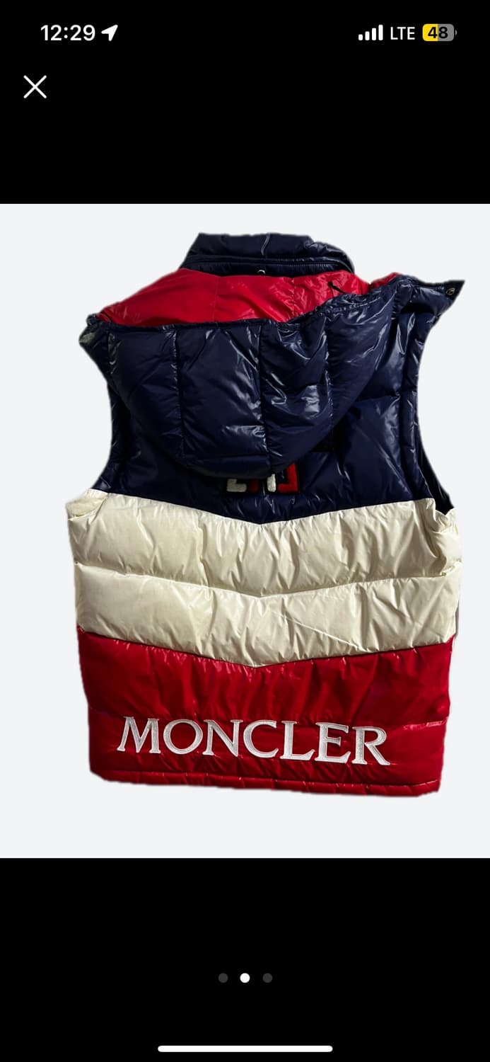 몽클레어 트리콜로 패딩 조끼 상품이미지2