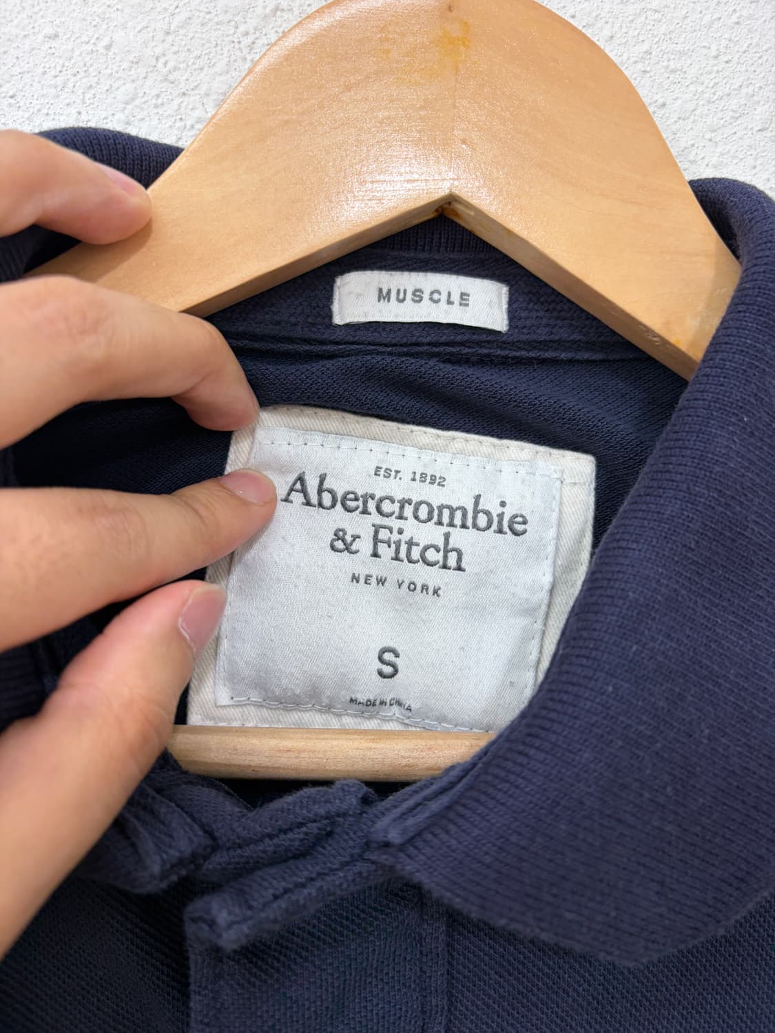 Abercrombie 인디언 자수 PK 카라 반팔티 상품이미지5